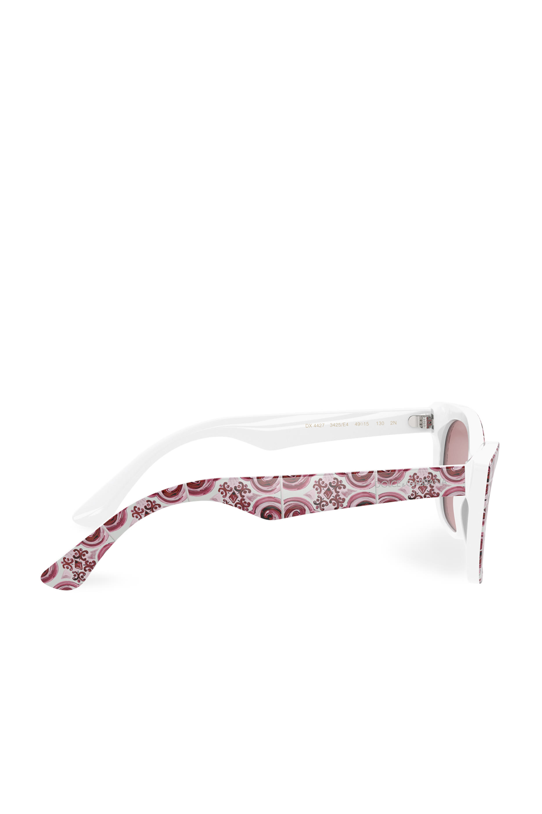 نظارة شمسية بإطار بتصميم فراشة بنقشة مايوليكا