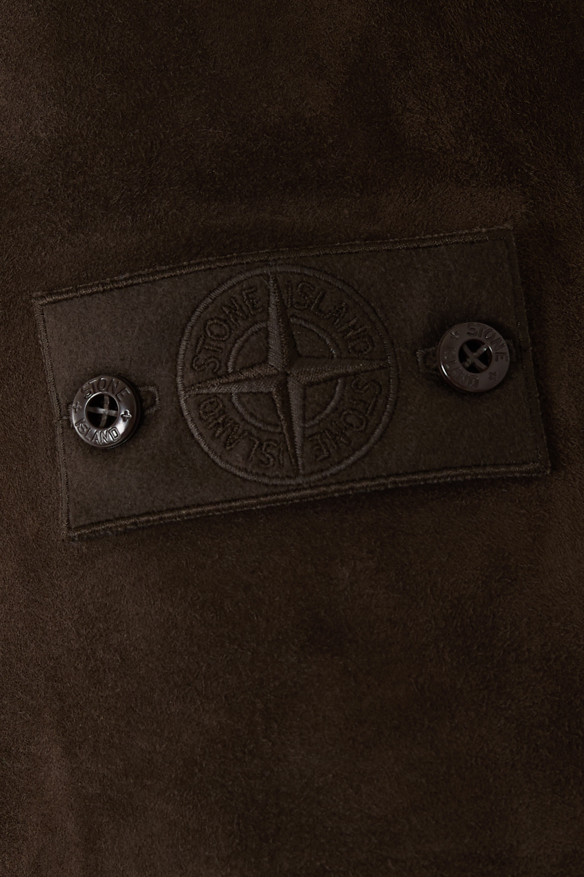 جاكيت بغطاء رأس جلد ماعز شمواه