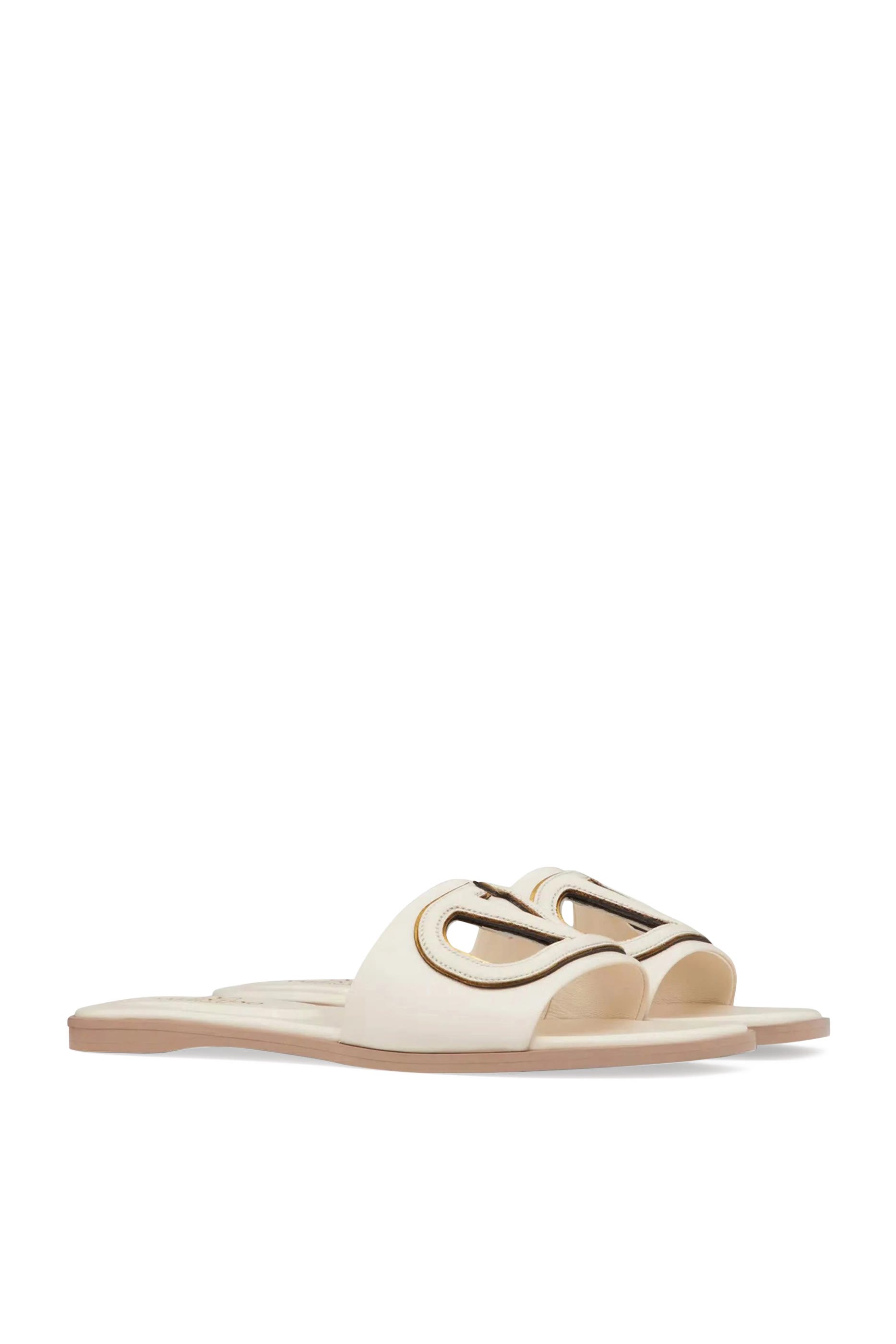 حذاء خفيف بفتحات بتصميم شعار الماركة جلد عجل