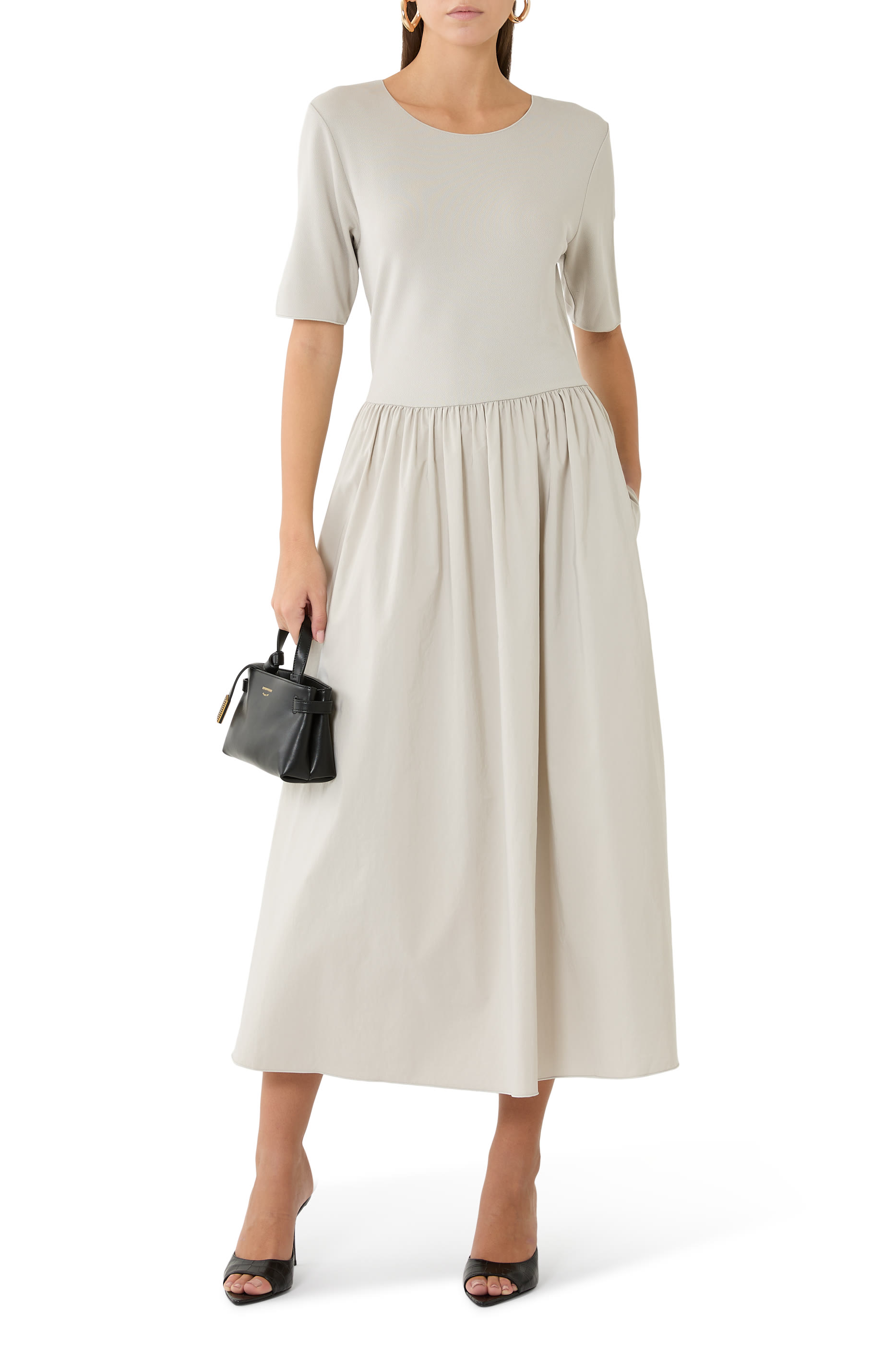  Short-Sleeved Interlock Dress