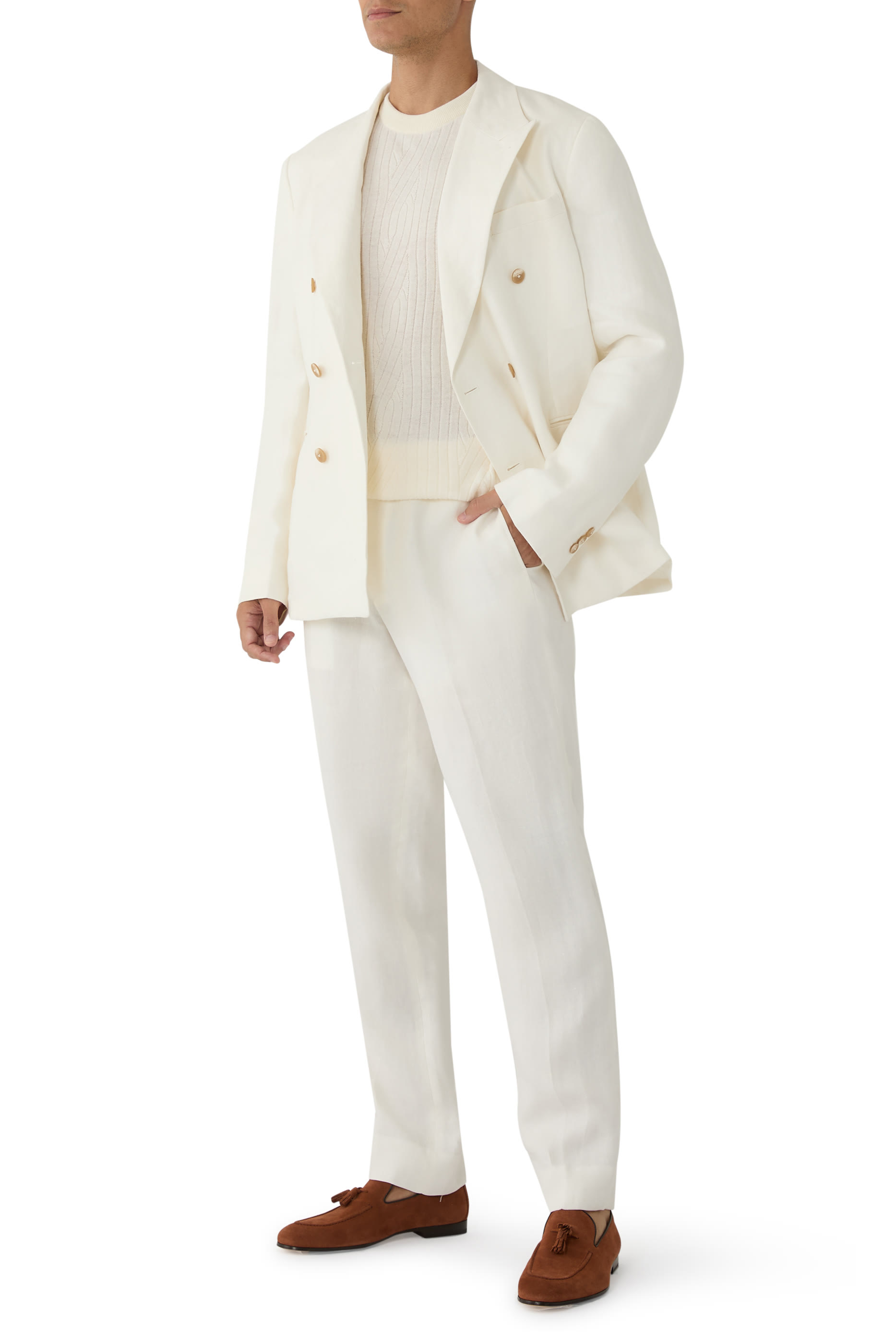 بنطال أفونسو كتان