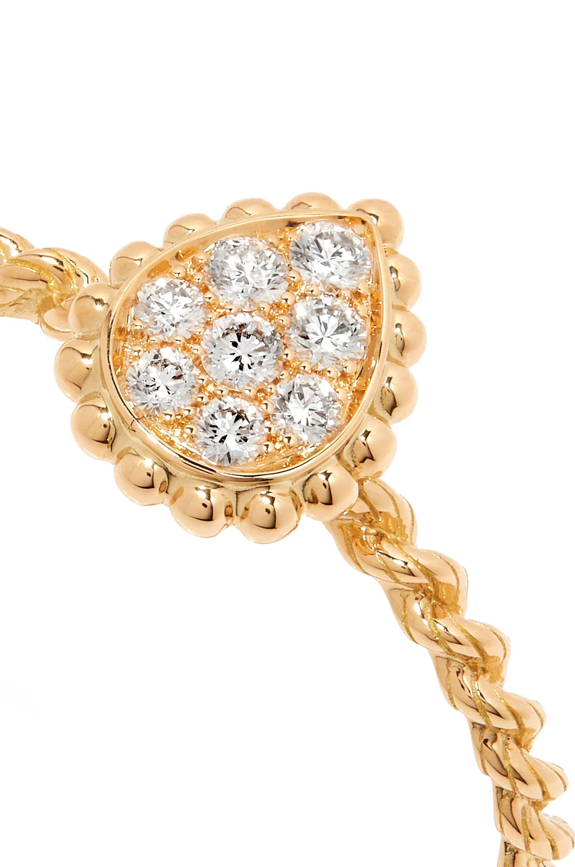 خاتم كاتر كبير إصدار وايت ذهب مختلط عيار 18