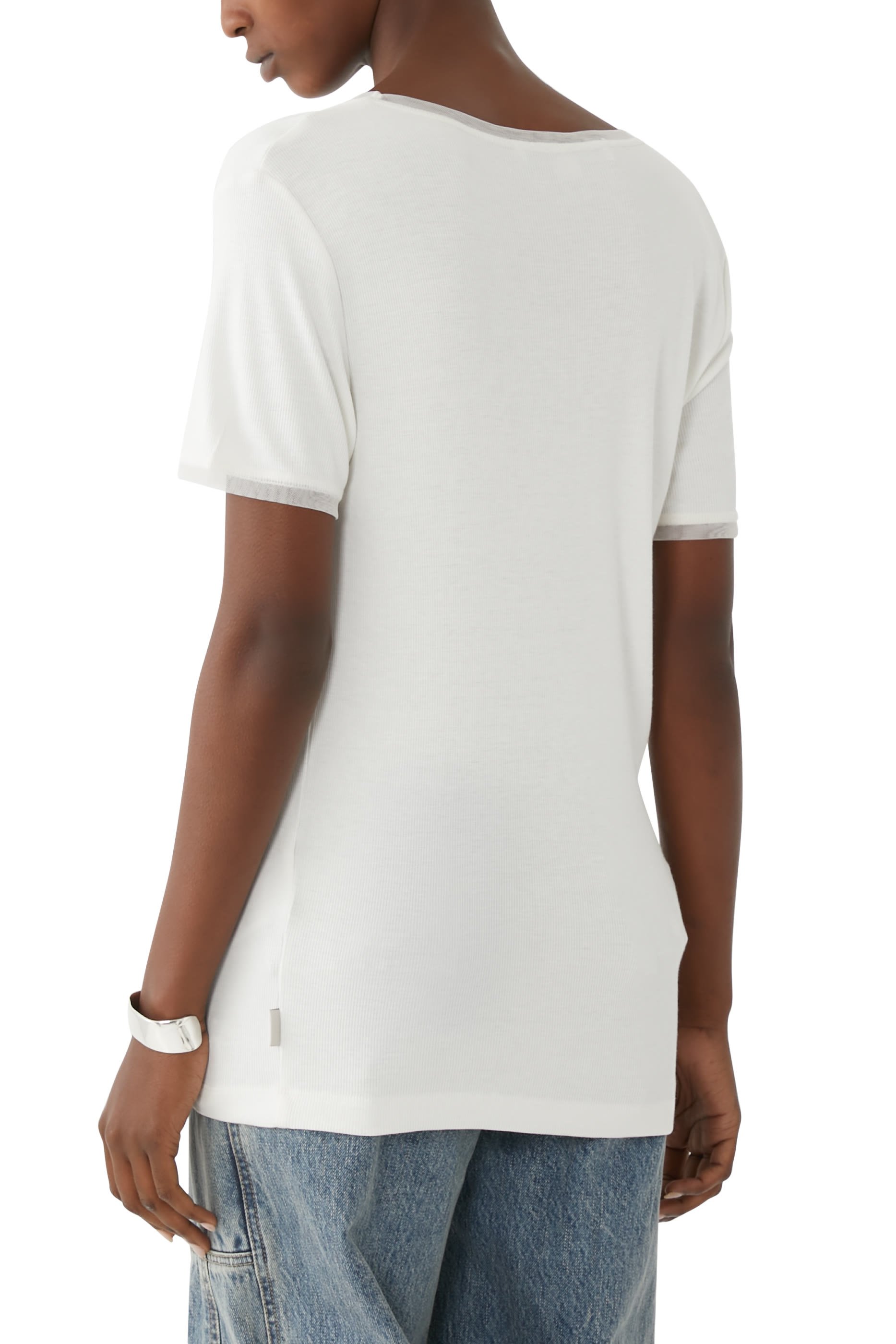 بلوزة بلا أكمام جيرسيه