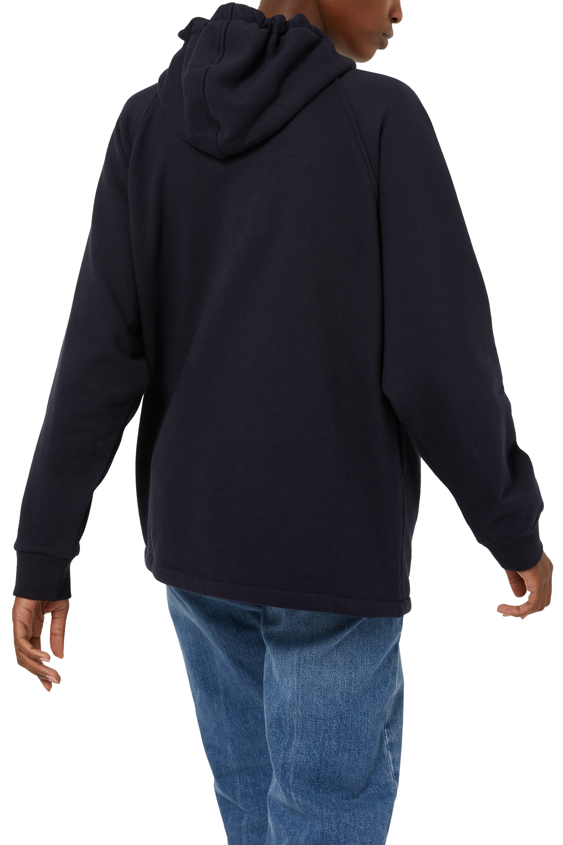 سويت شيرت بشريط ويب بشعار الماركة الكلاسيكي