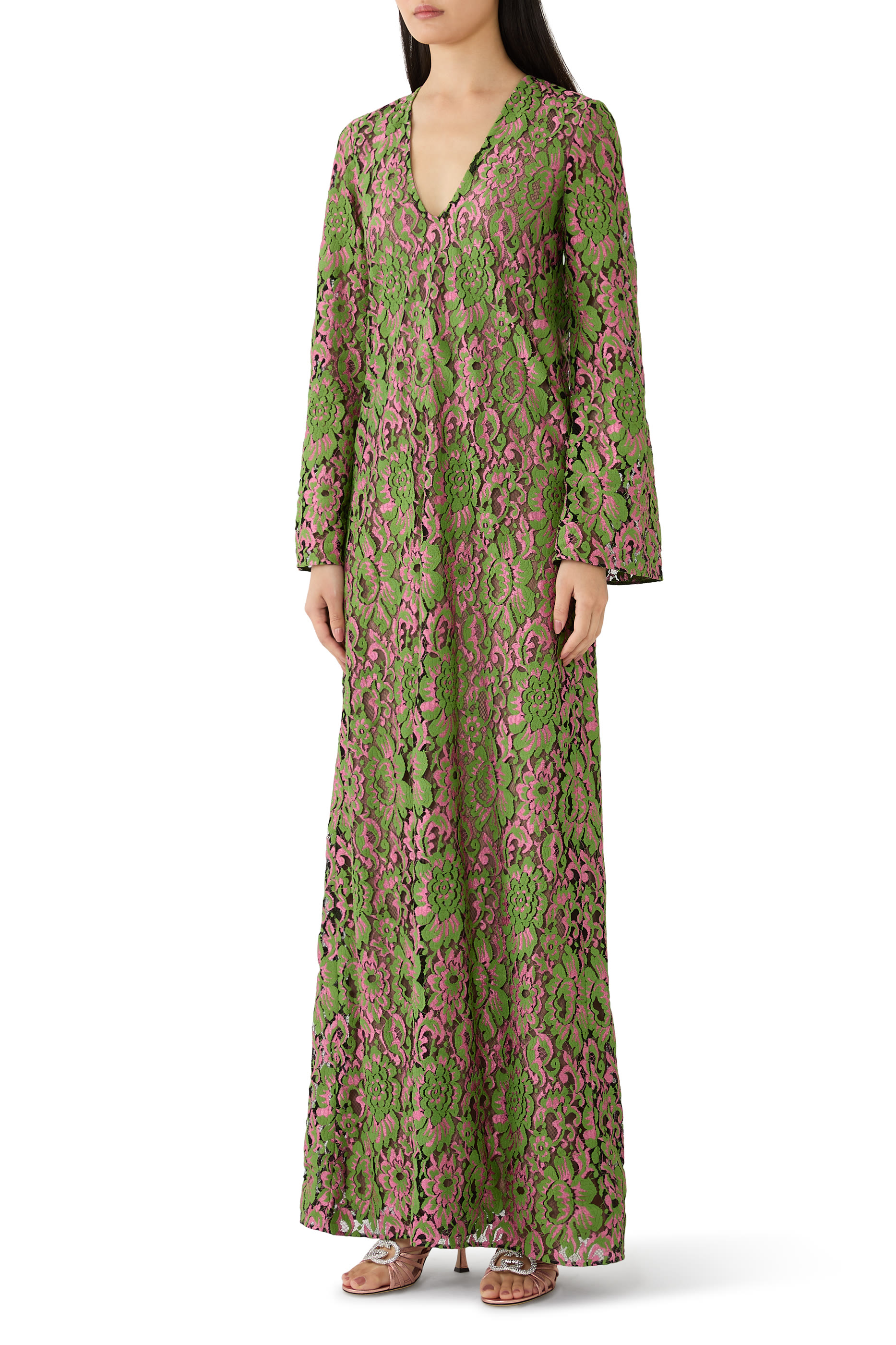 فستان بنقشة زهور