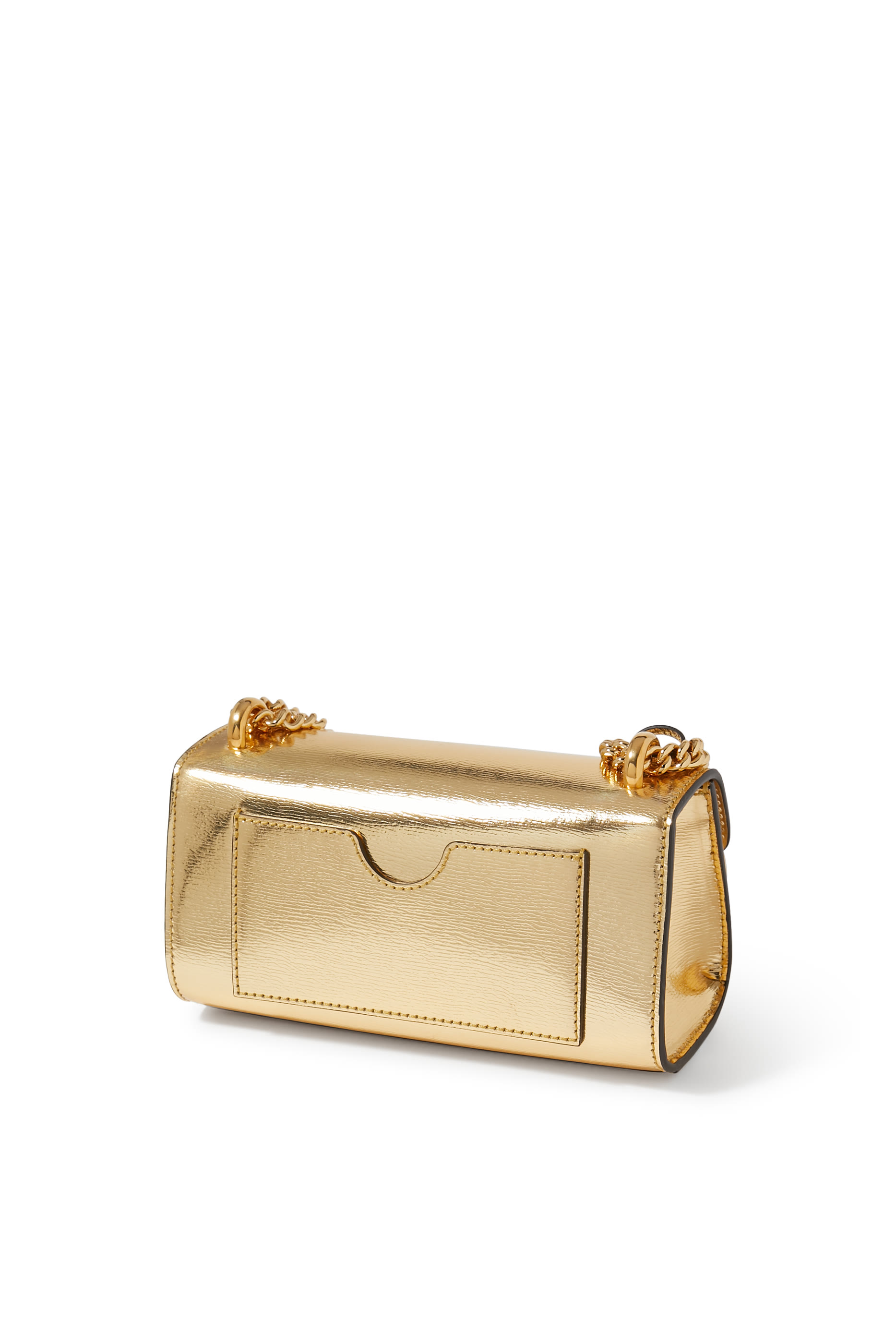 حقيبة كتف صغيرة بقفل