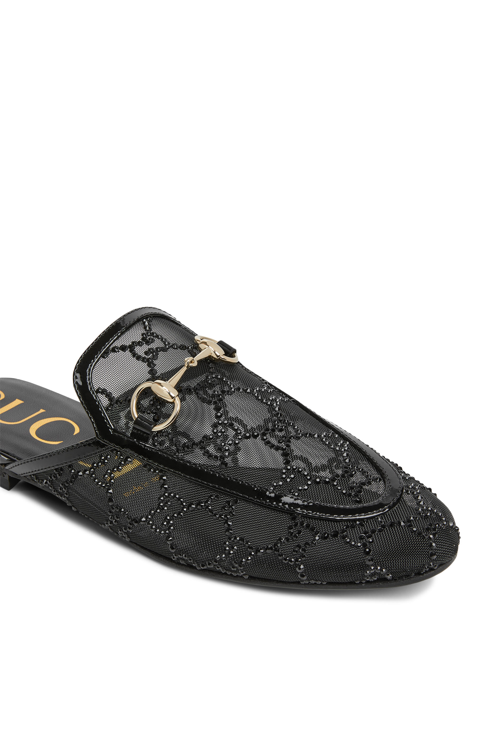 GG Crystal Princetown Slippers