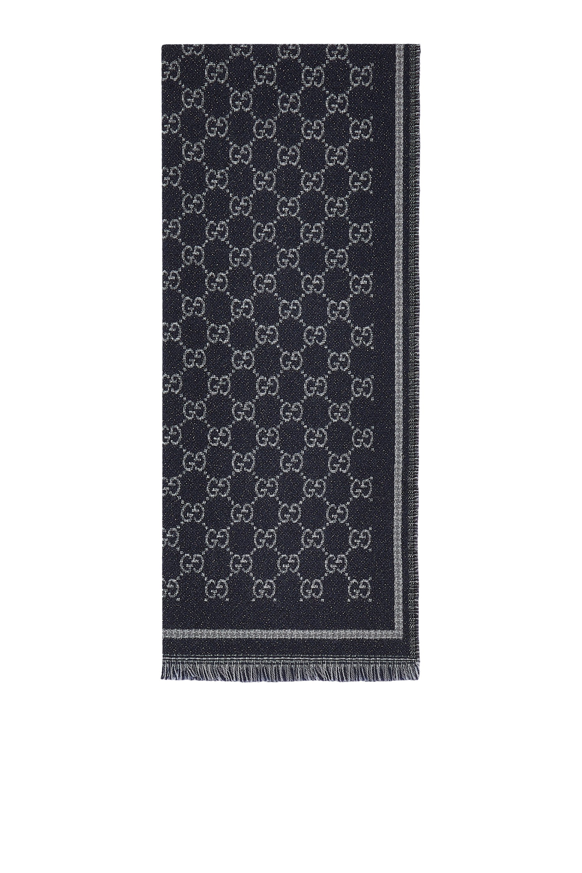 وشاح مزين بشعار الماركة صوف