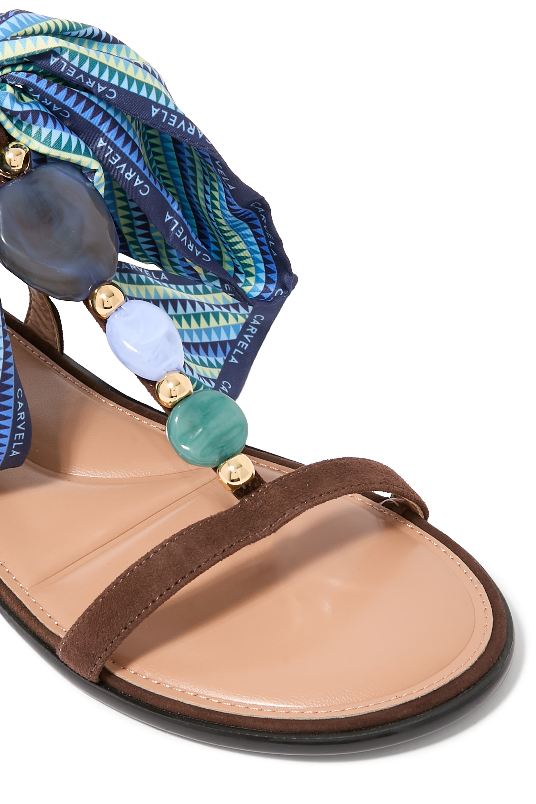 Sorrento Gem Flat Sandals