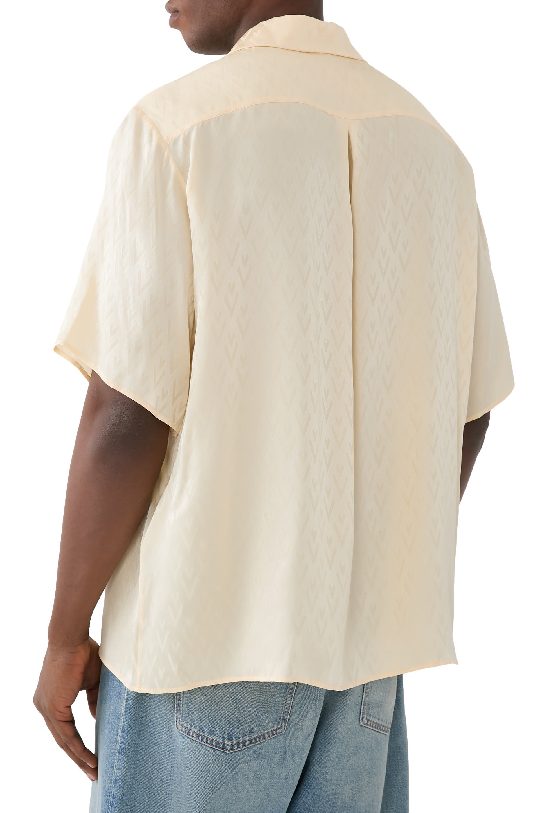 قميص مزين كليا بشعار الماركة تويل