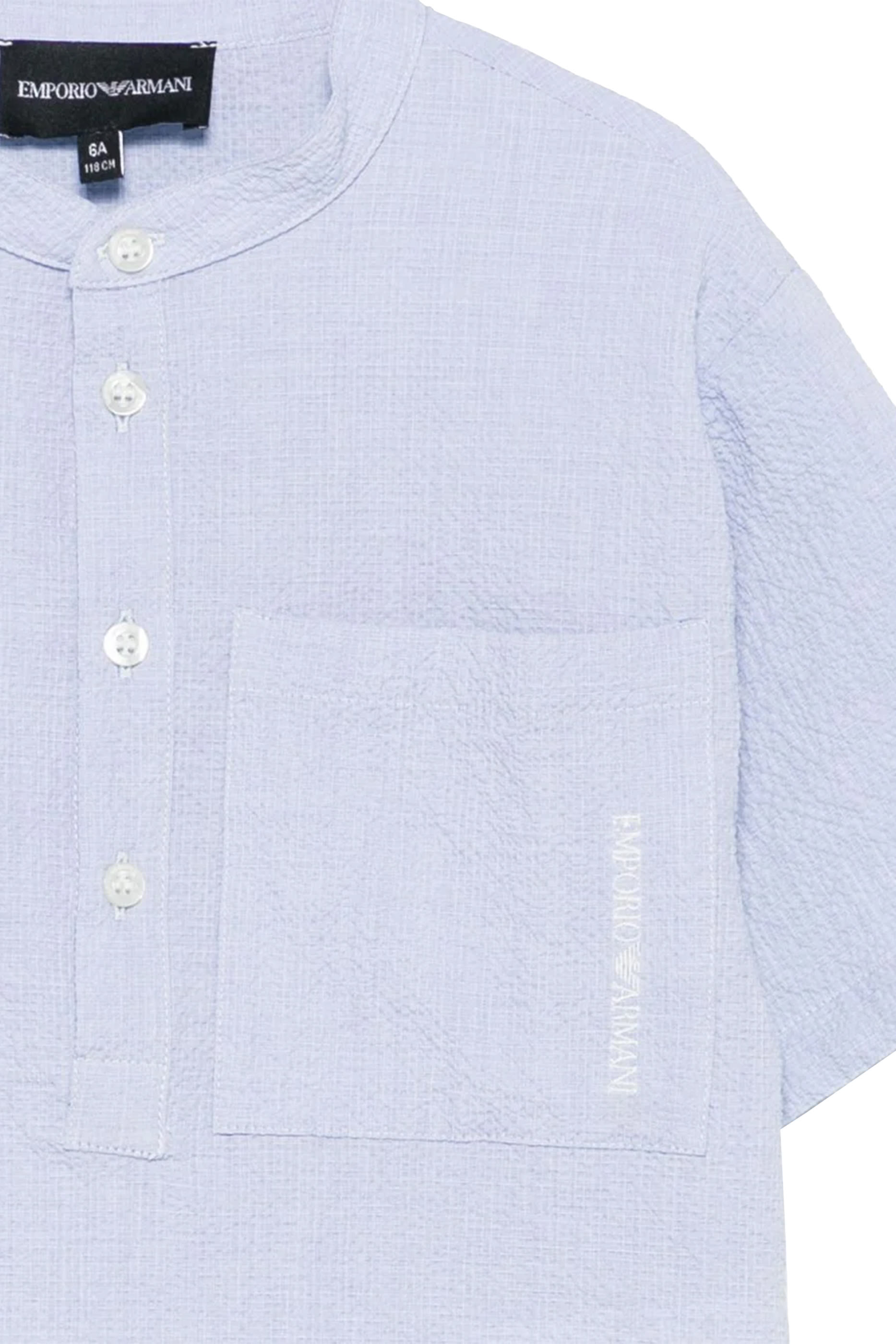 قميص مخطط بشعار الماركة للأطفال