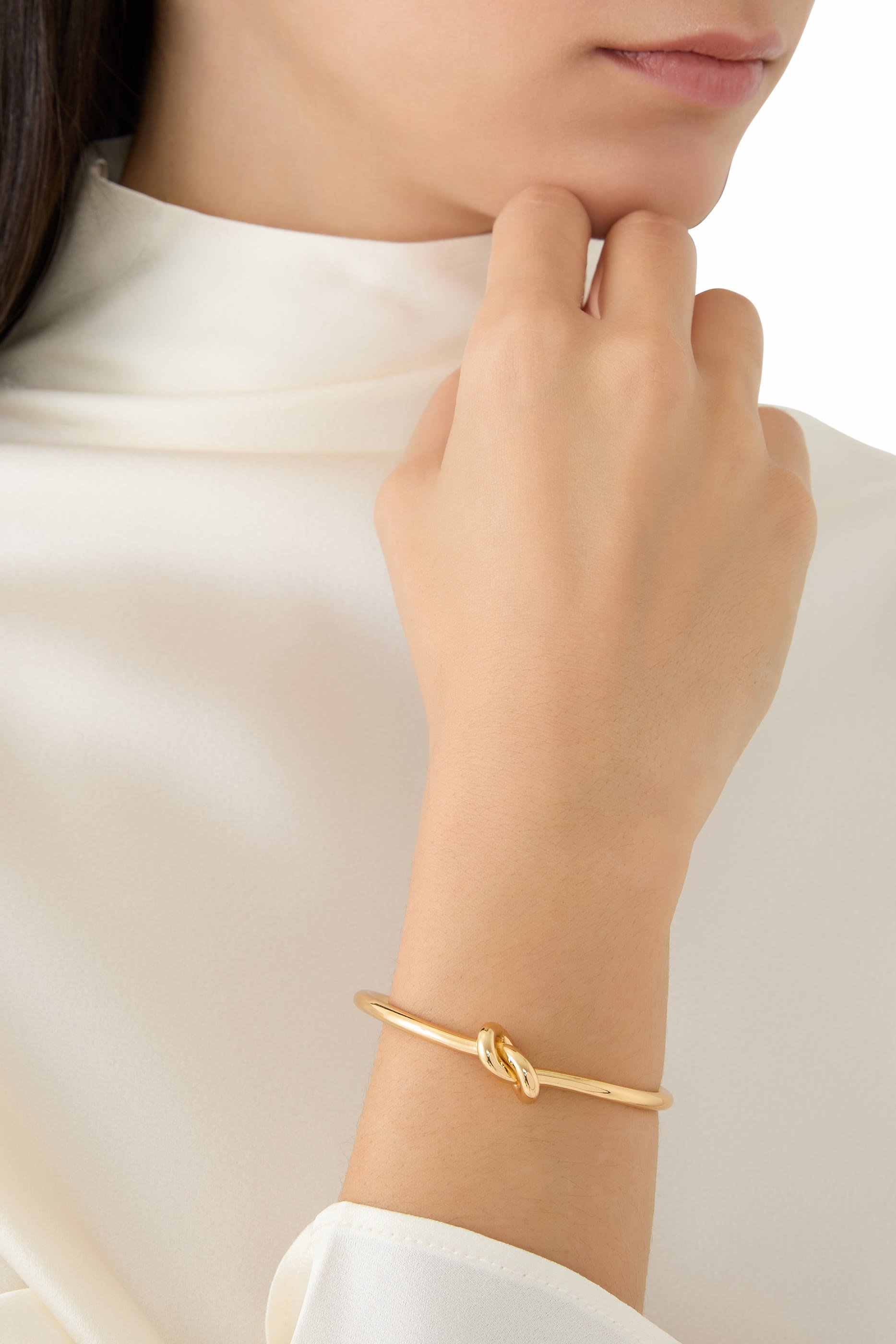  Knot Cuff Bracelet, 14k Gold Vermeil Over Sterling Silver