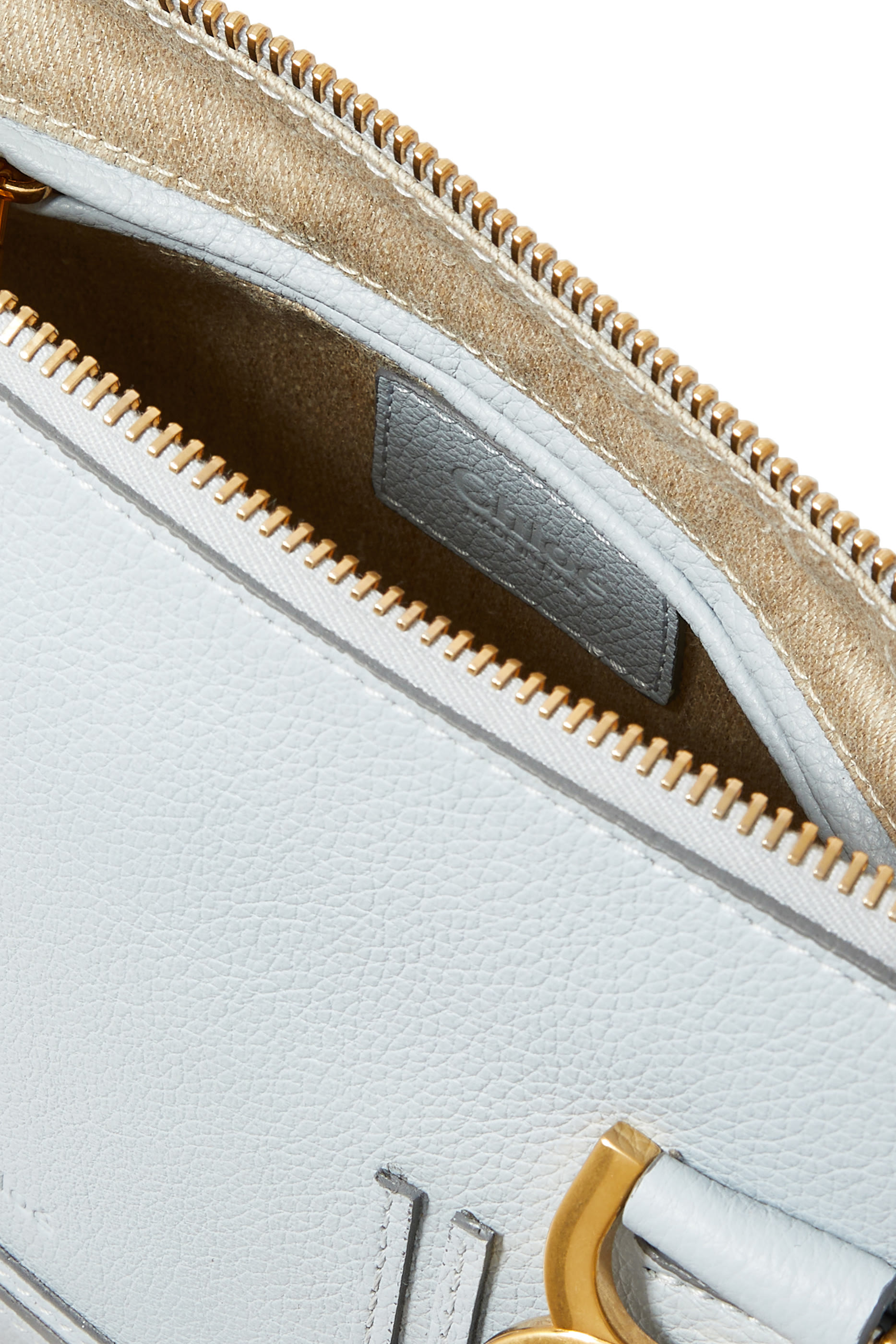 حقيبة كتف مارسي صغيرة جلد بارز الملمس