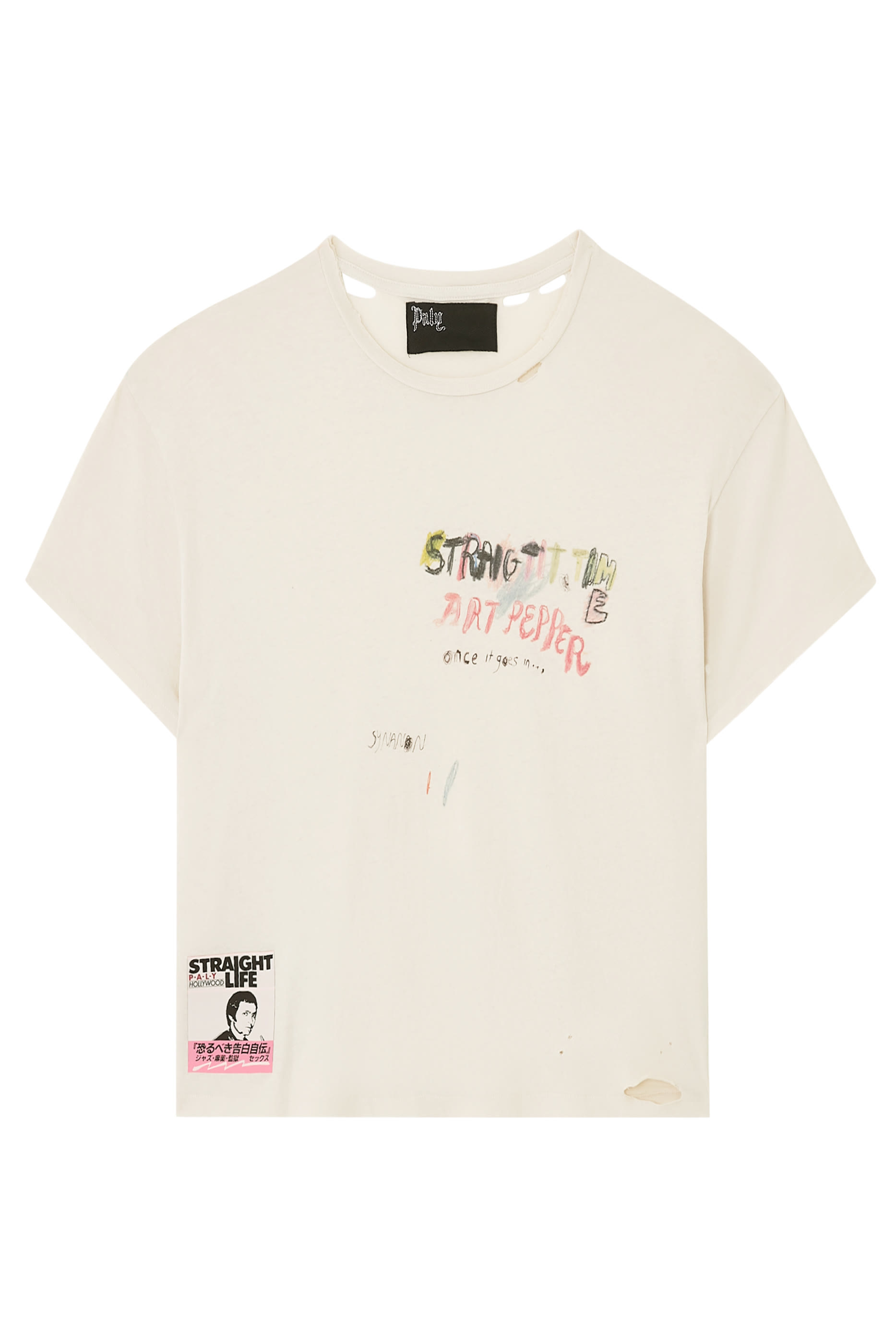 تيشيرت بنقشة سترايت تايم