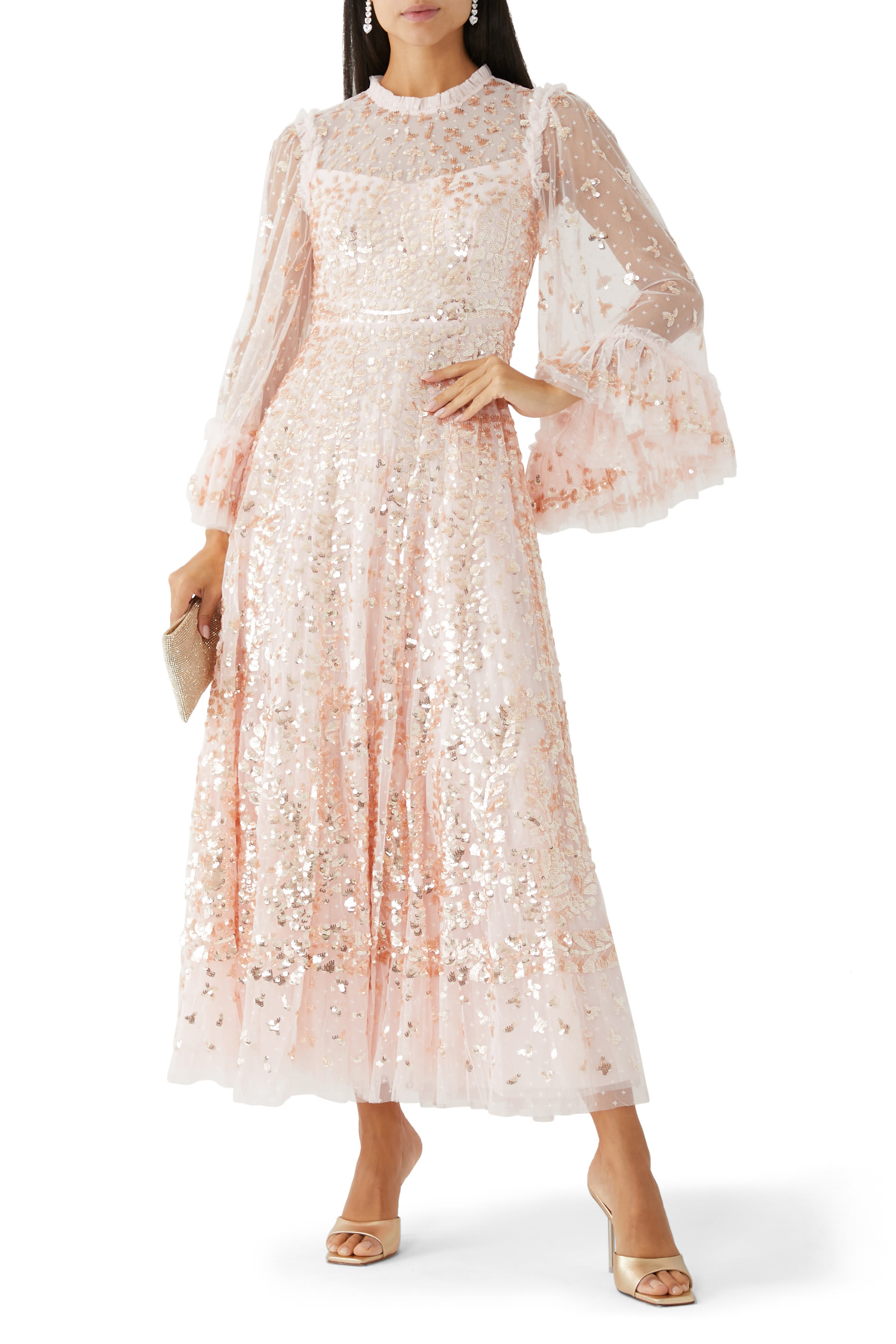 فستان سهرة فيرن بطول الكاحل