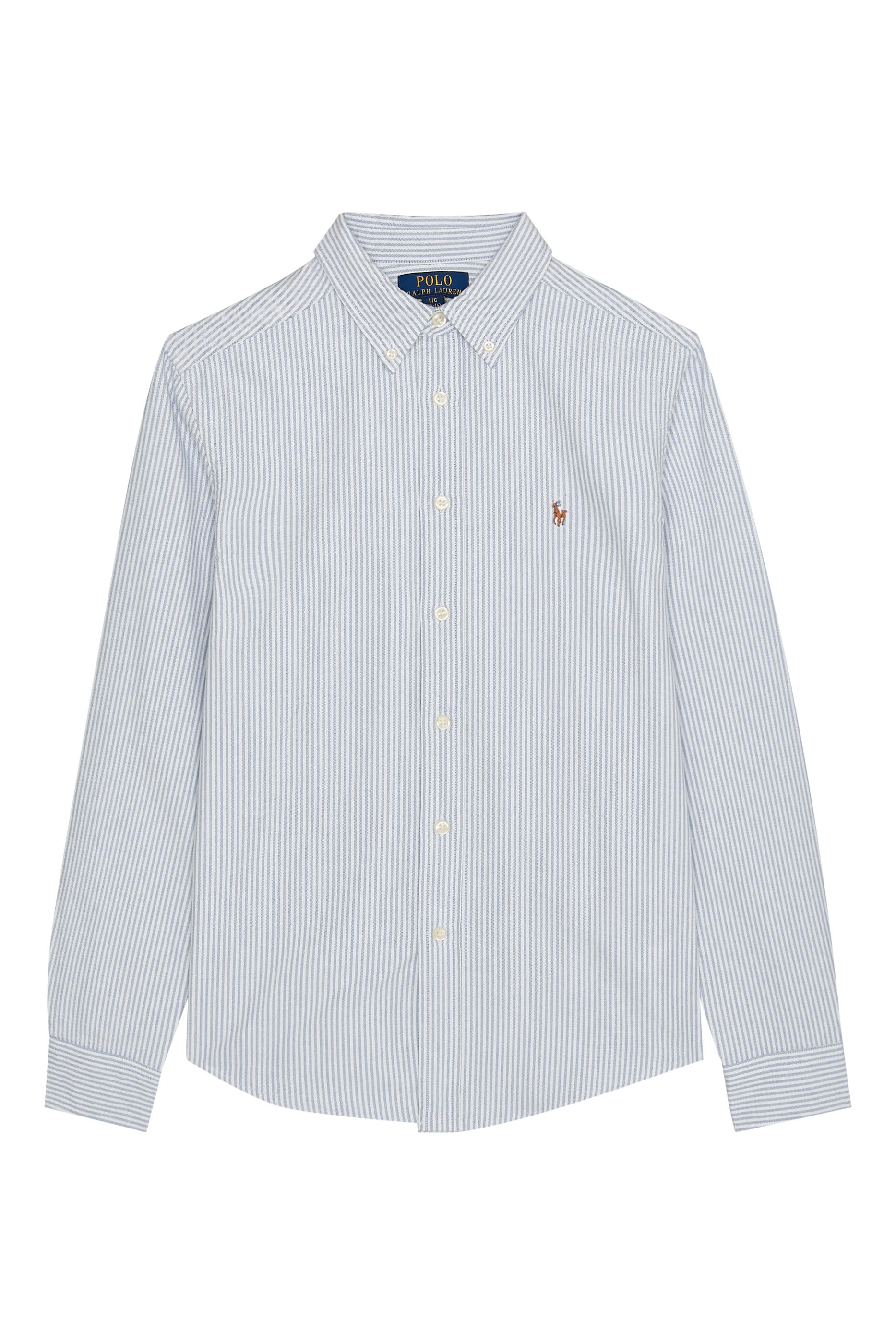 قميص مخطط بأكمام طويلة للأطفال