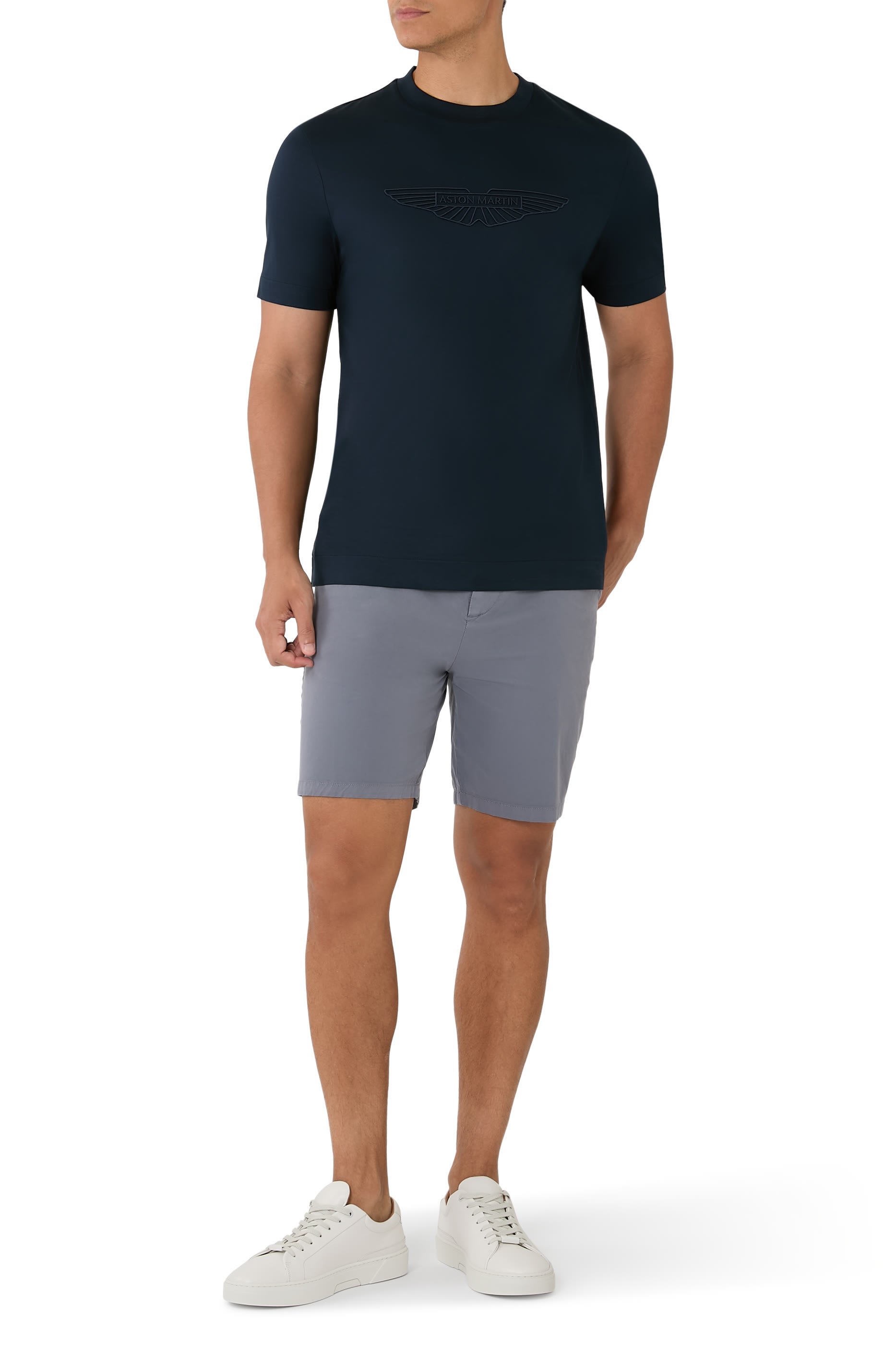 تيشيرت بوس &times; أستون مارتن قطن ممرسر