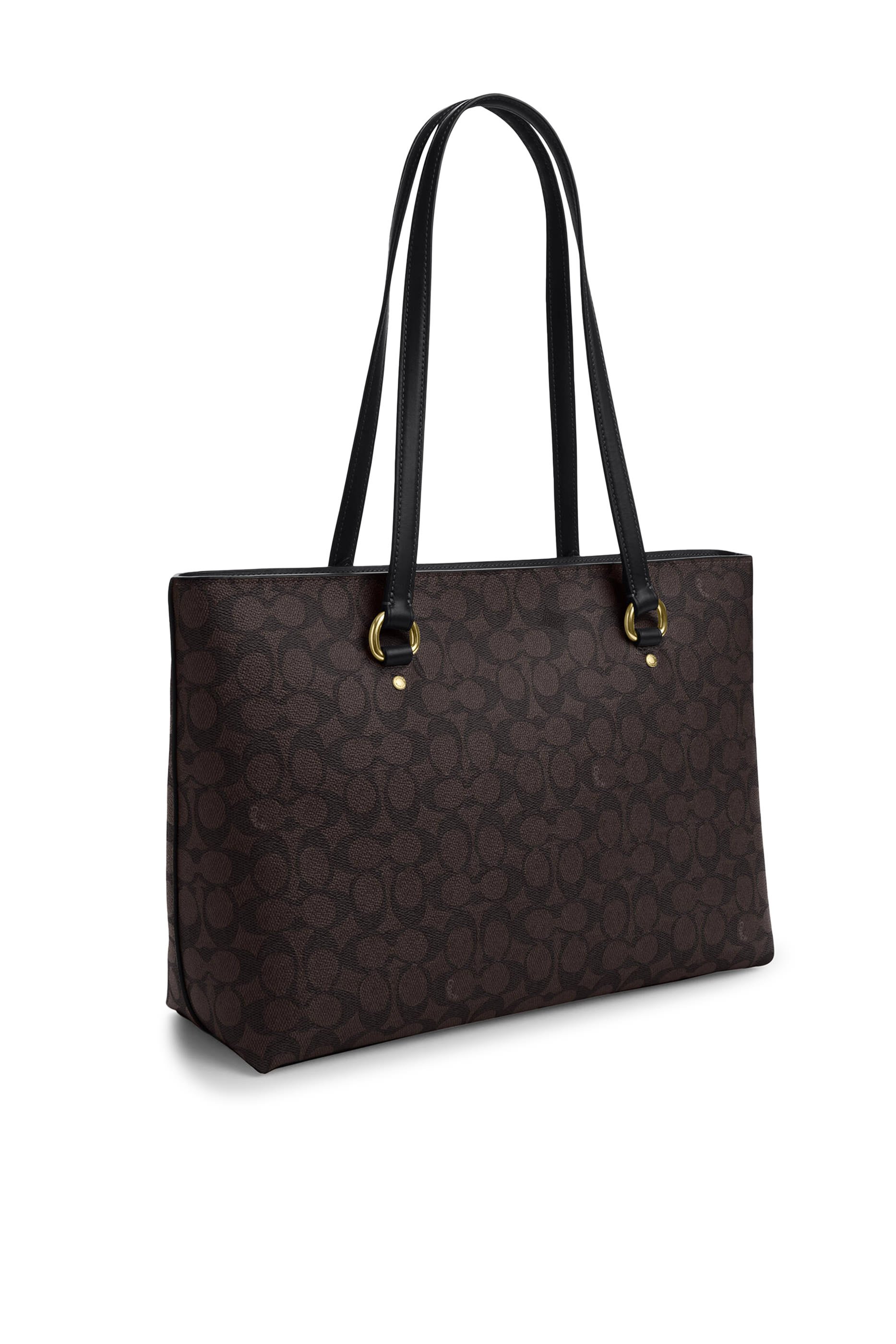 حقيبة يد ستيشن قماش قنب بشعار الماركة