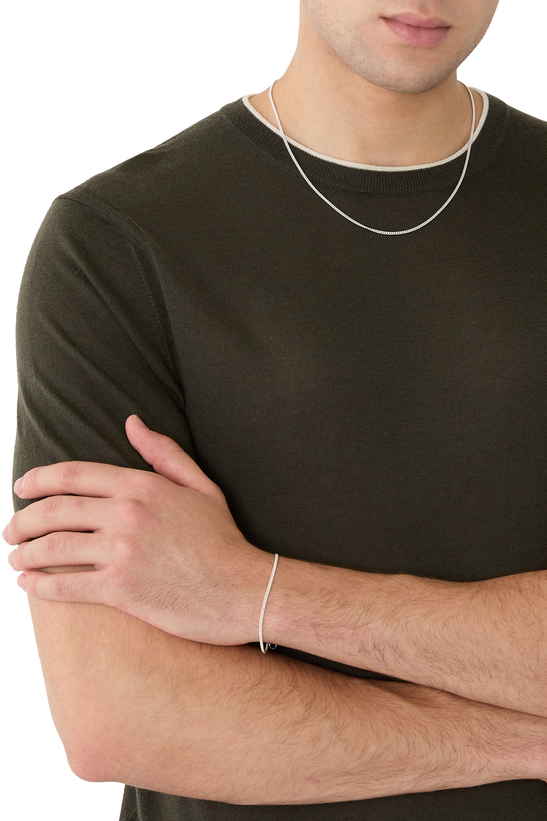 سوار كيرب صغير، فضة استرلينية عيار 925