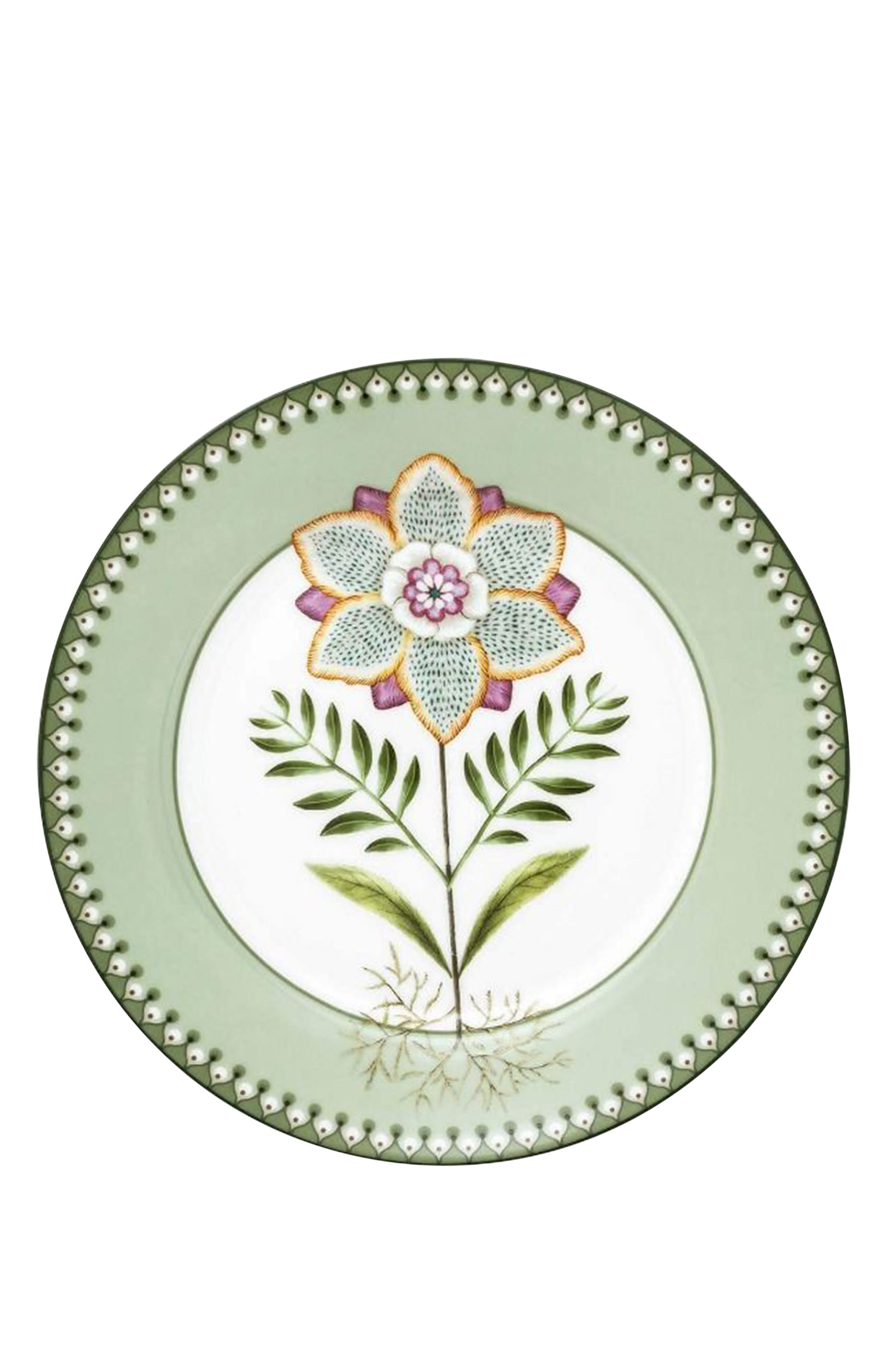 طبق إفطار بنقشة ليلي اند لوتس