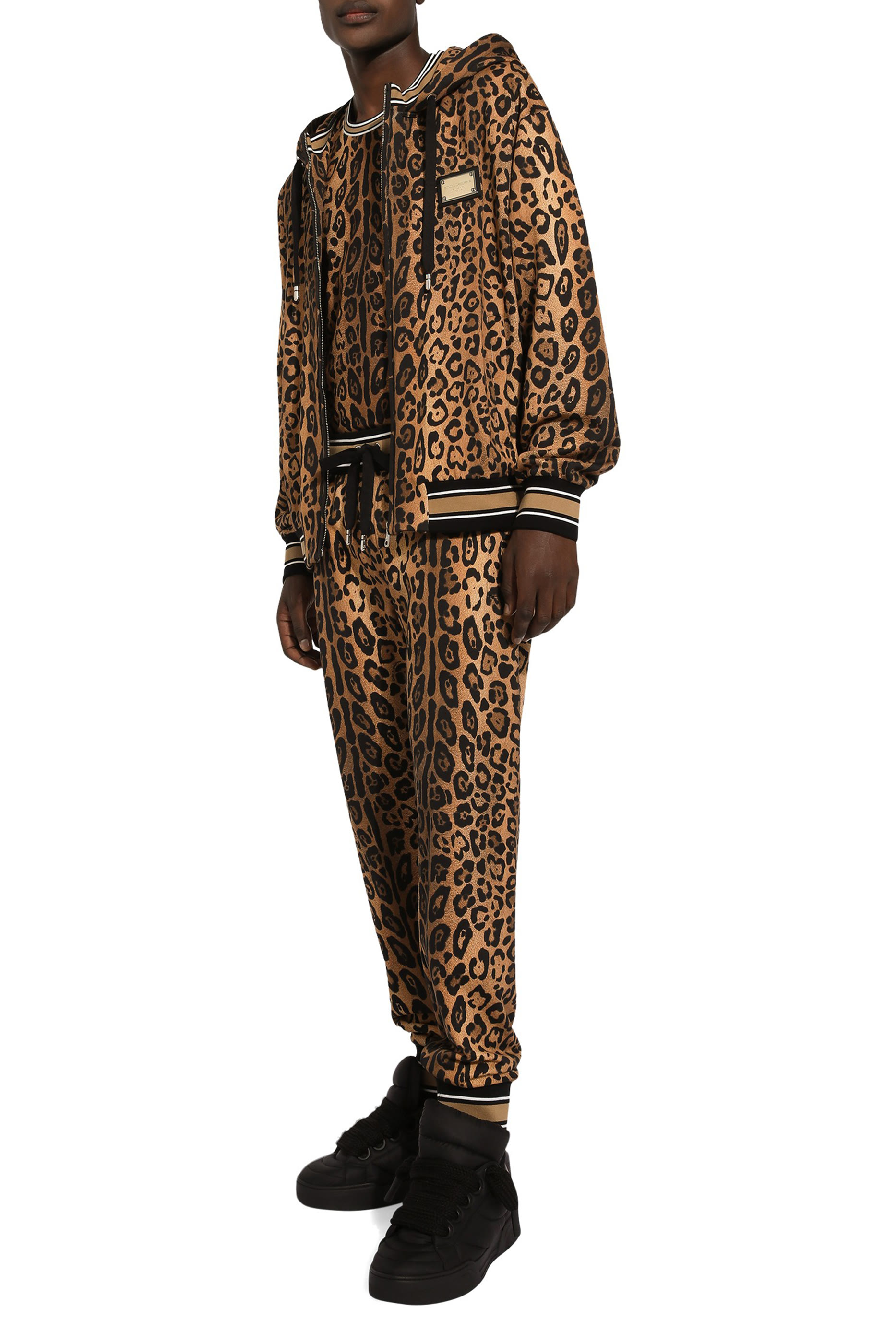 تيشيرت كريسبو بنقشة جلد الفهد