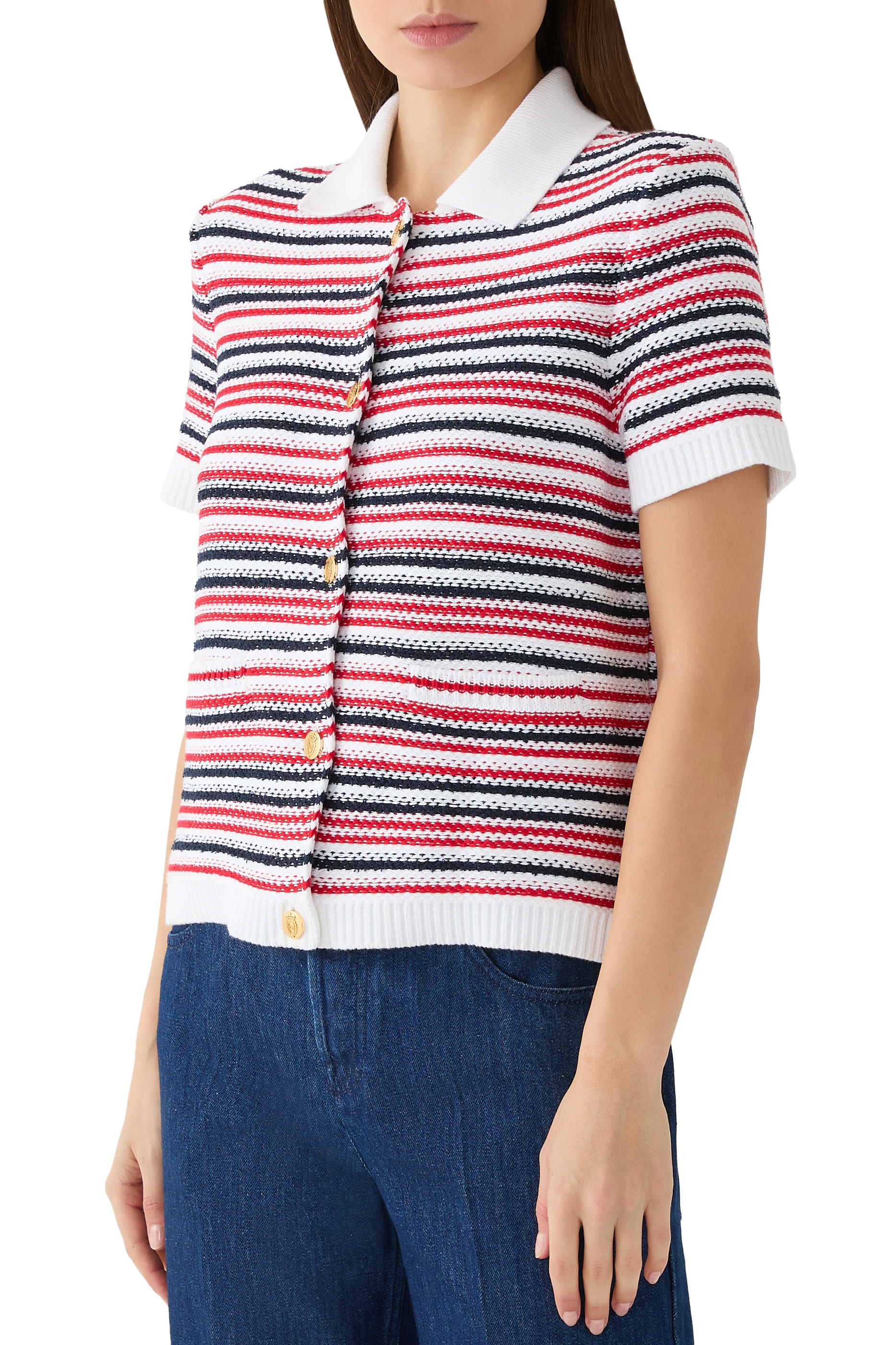 بلوزة بولو صوف ناعم