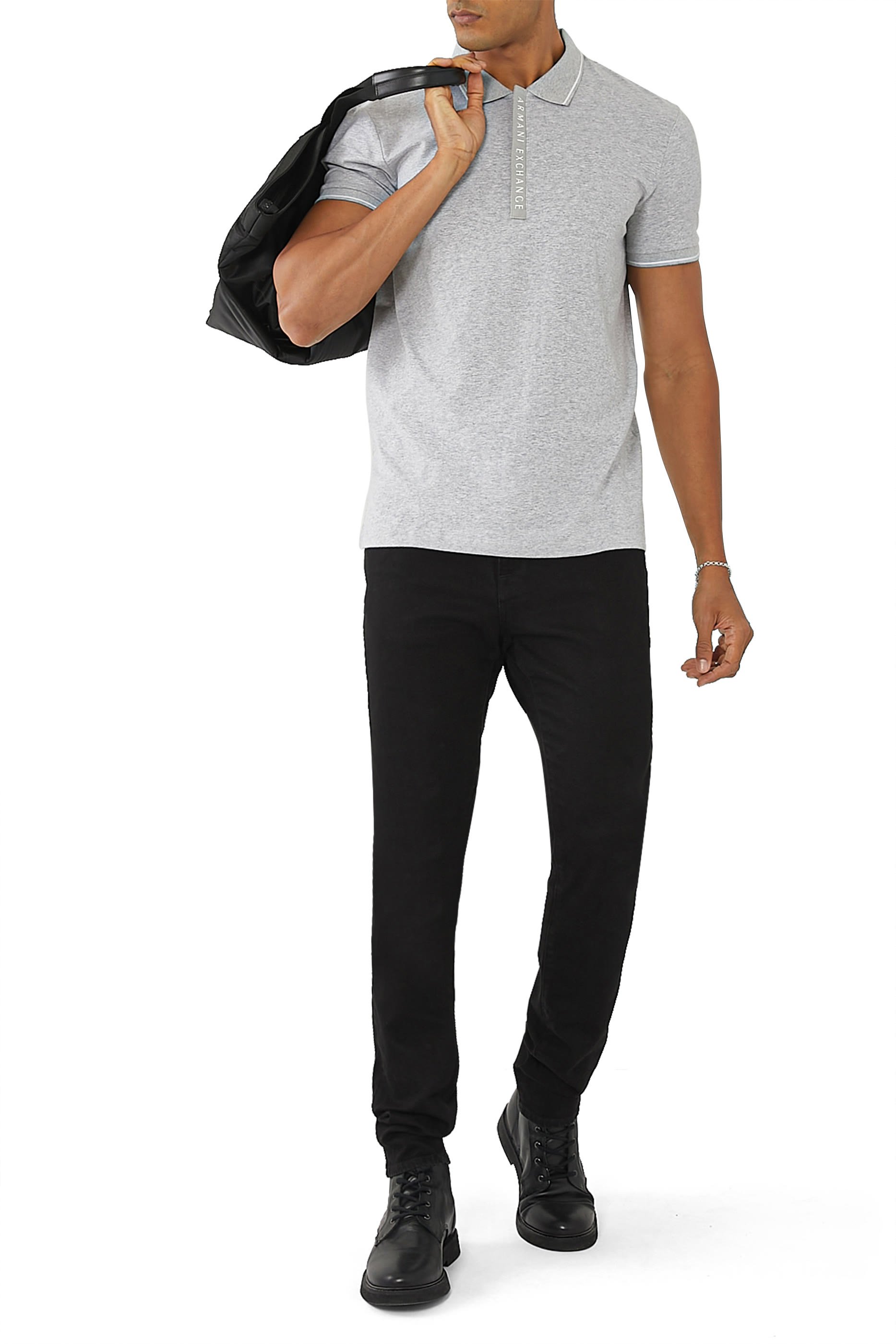 تي شيرت بولو بسحّاب قصير