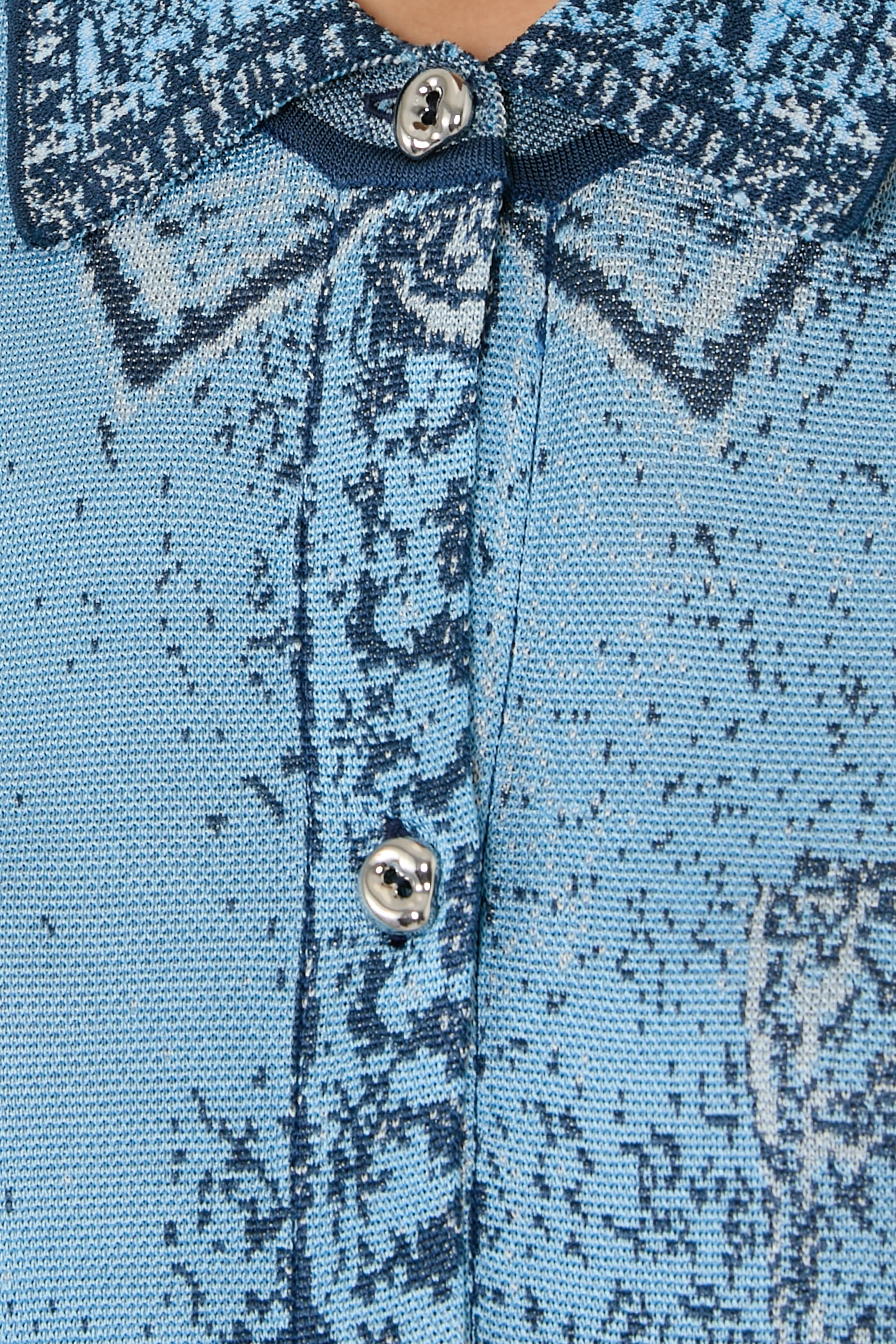 قميص بولو اشر بقصة فضفاضة