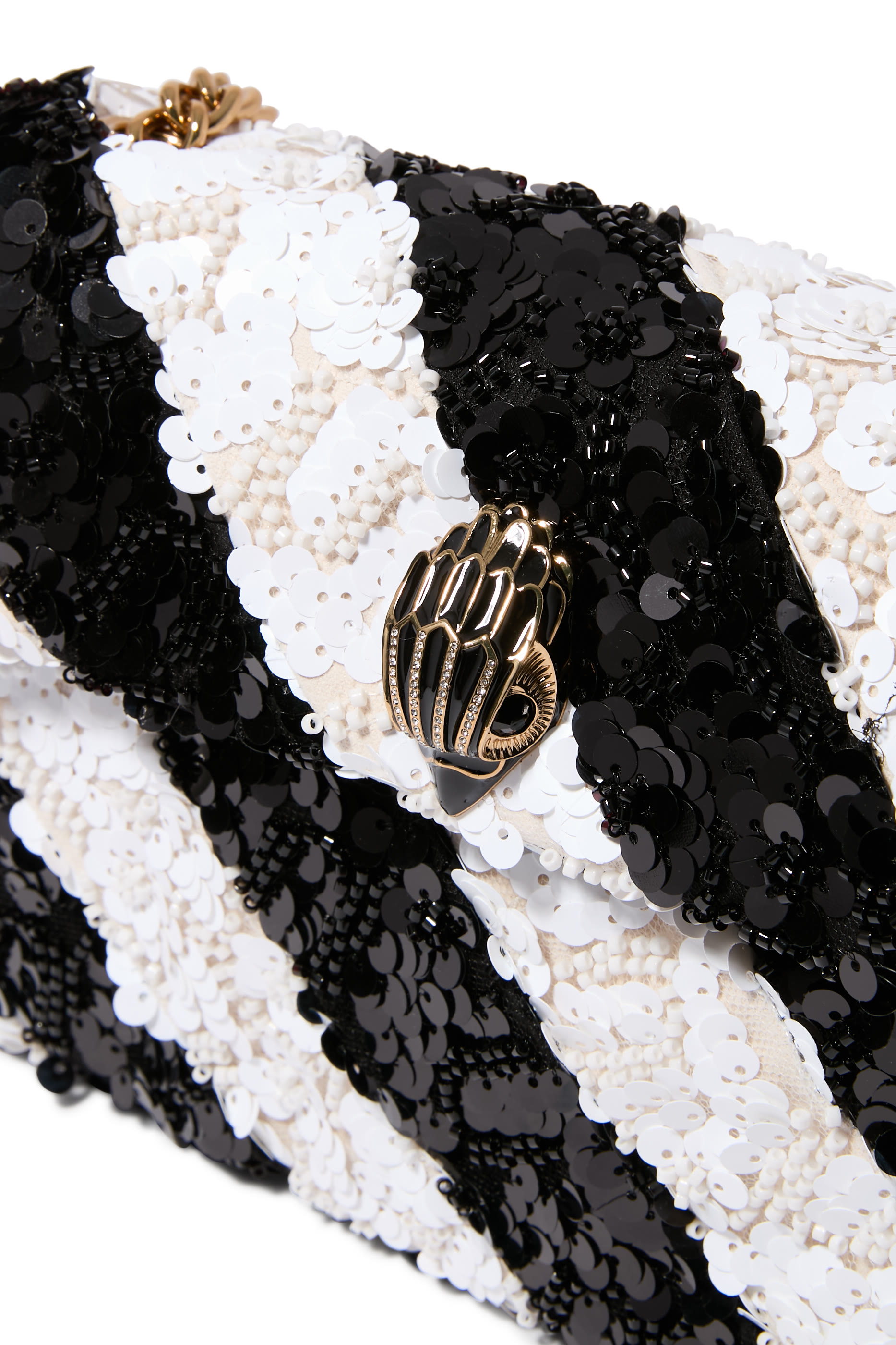 حقيبة كنسينغتون متوسطة مزينة بالترتر