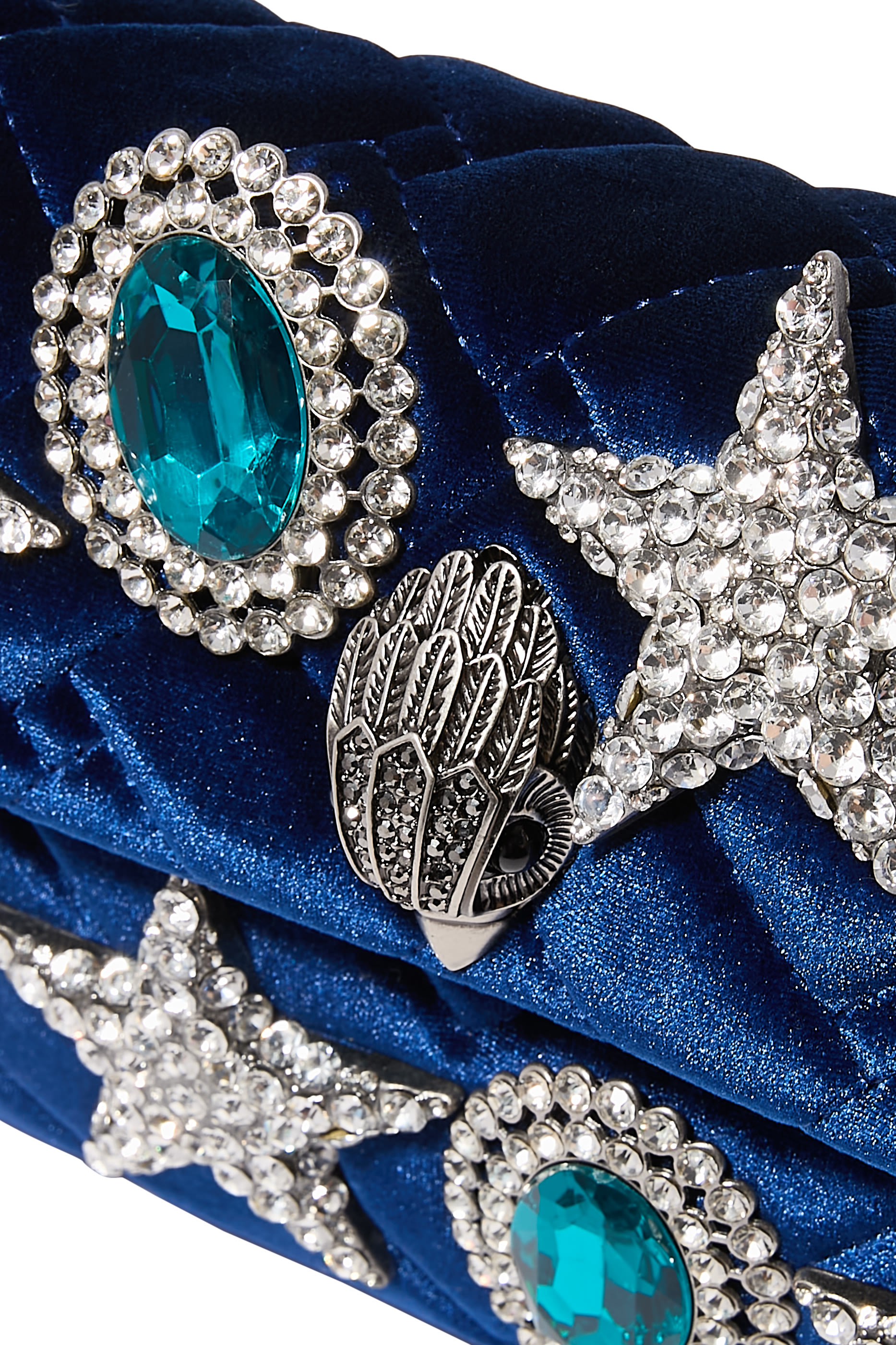 حقيبة كروس بودي صغيرة كنسينغتون قماش مخملي