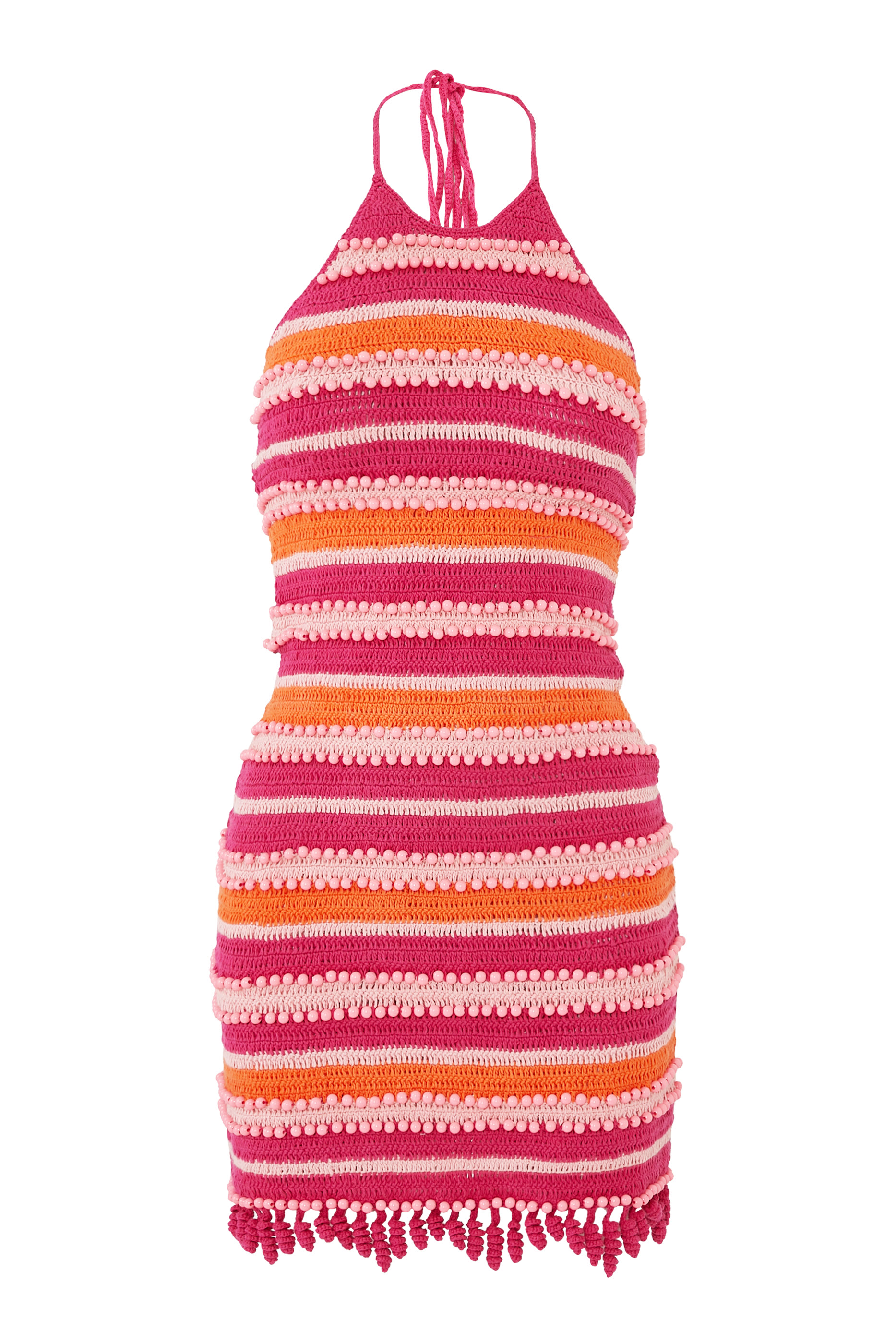 فستان كوكومو قصير كروشيه