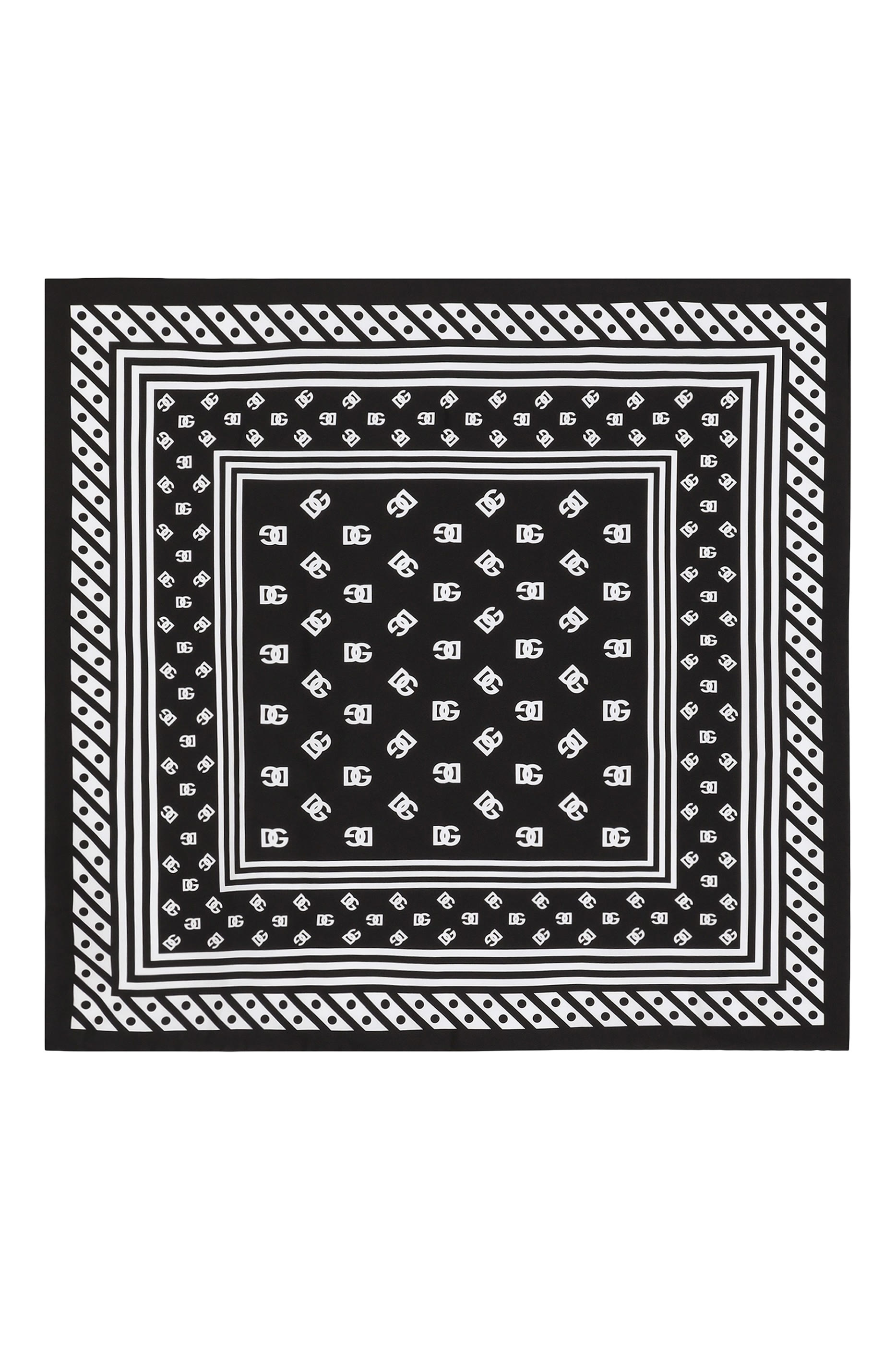 وشاح بطبعة شعار الماركة بالكامل تويل