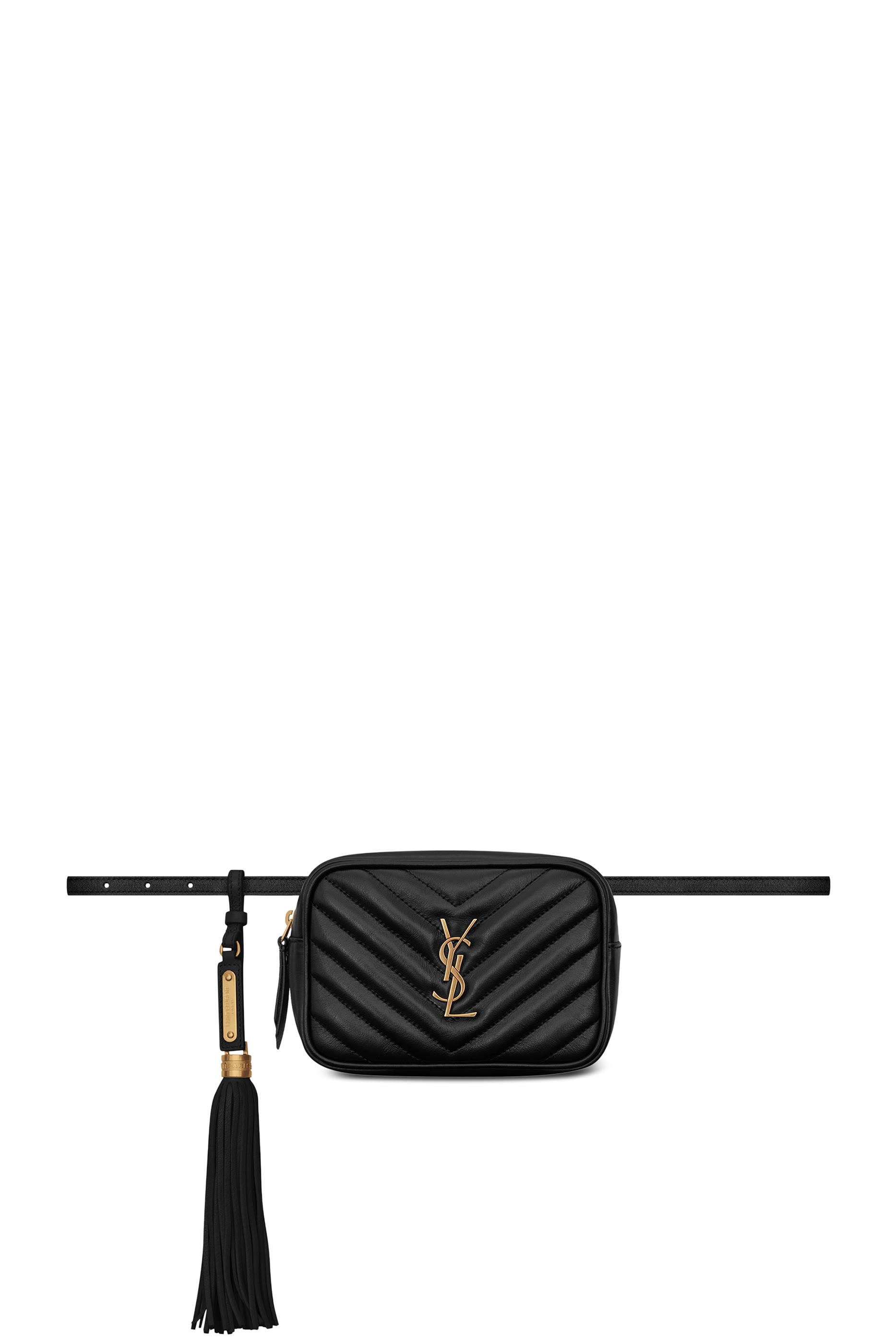 حقيبة كاميرا لولو جلد خروف مبطّن 