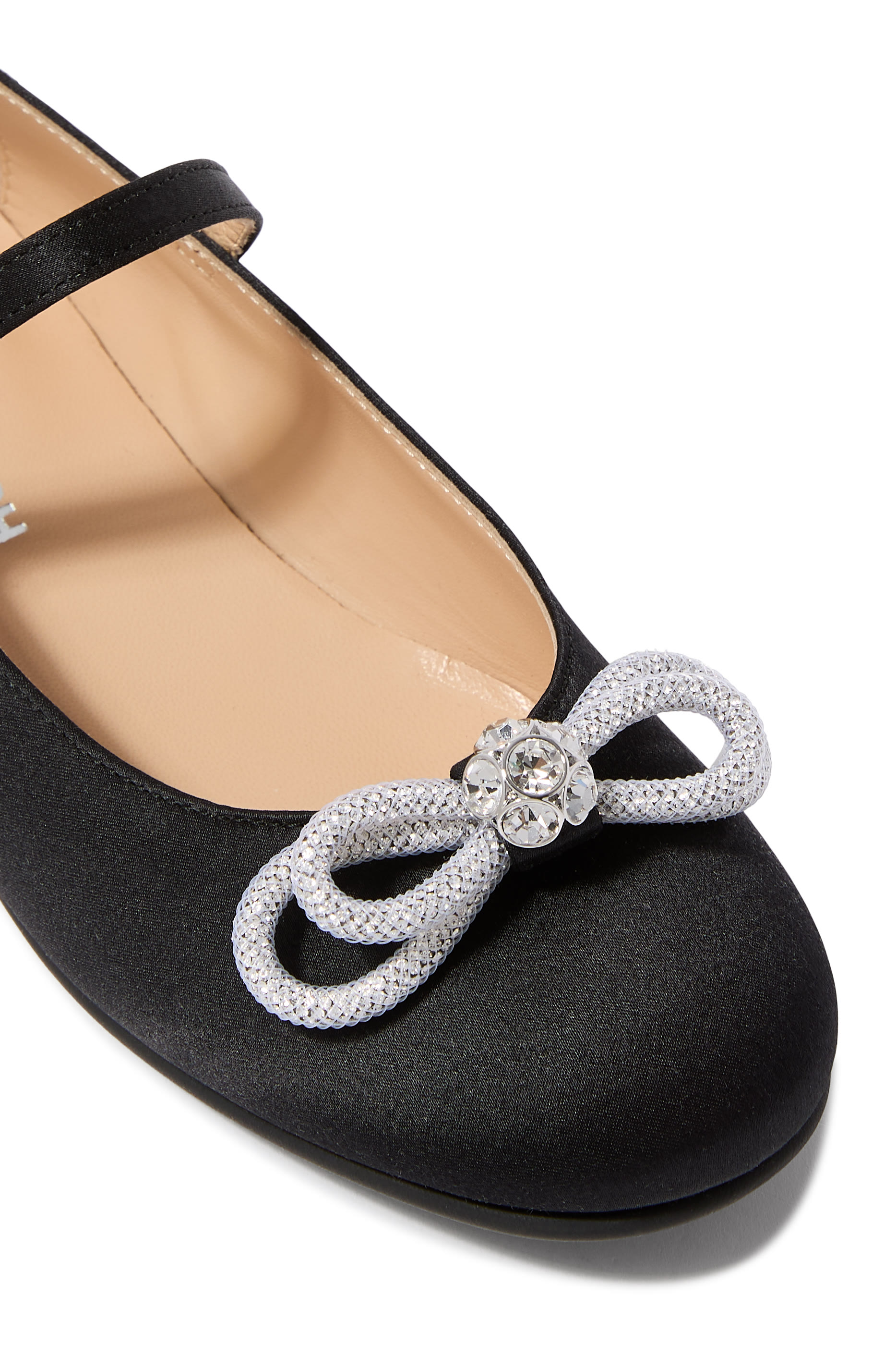 Kids Double Bow Mini Ballerinas