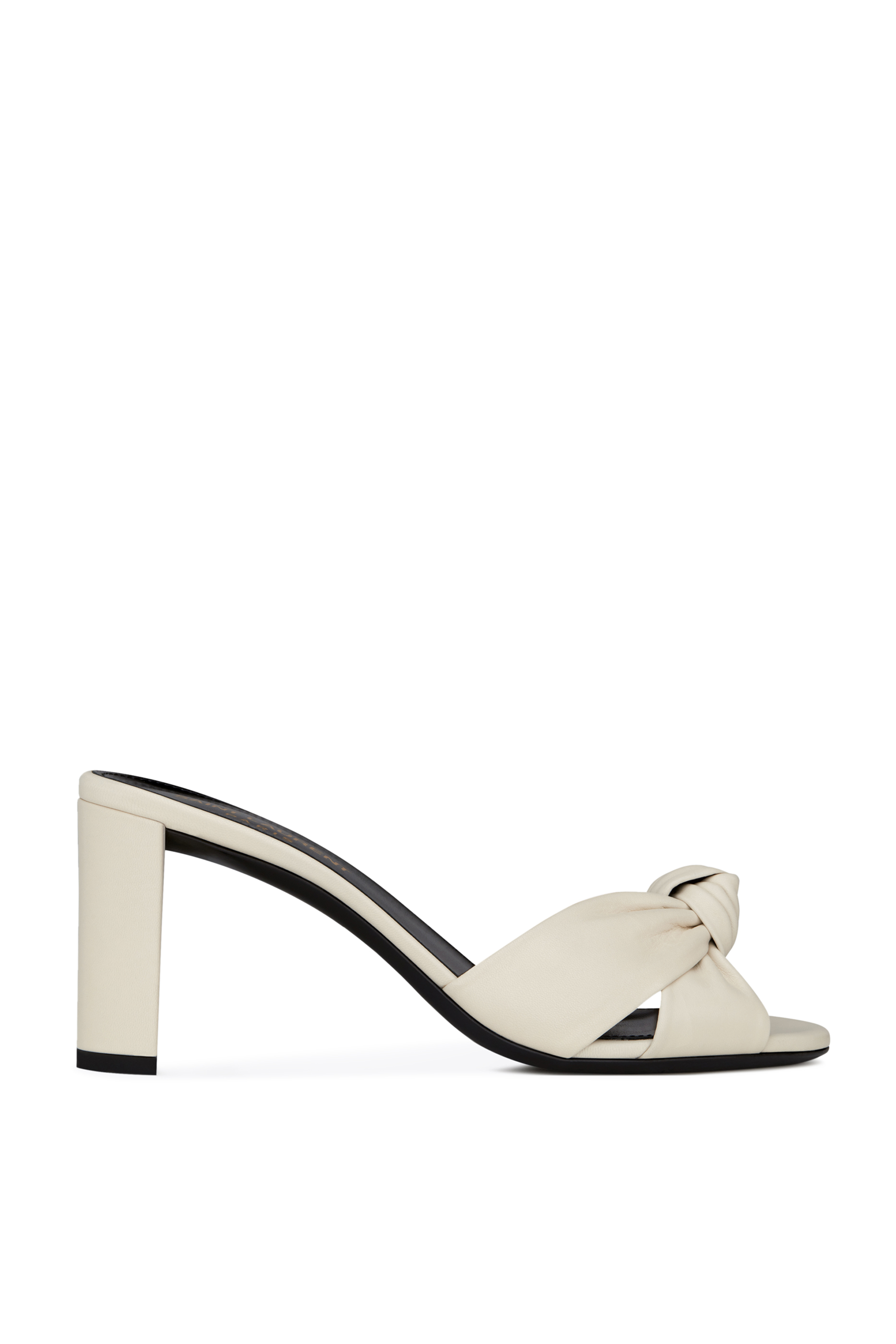 حذاء بيانكا مفتوح من الخلف جلد