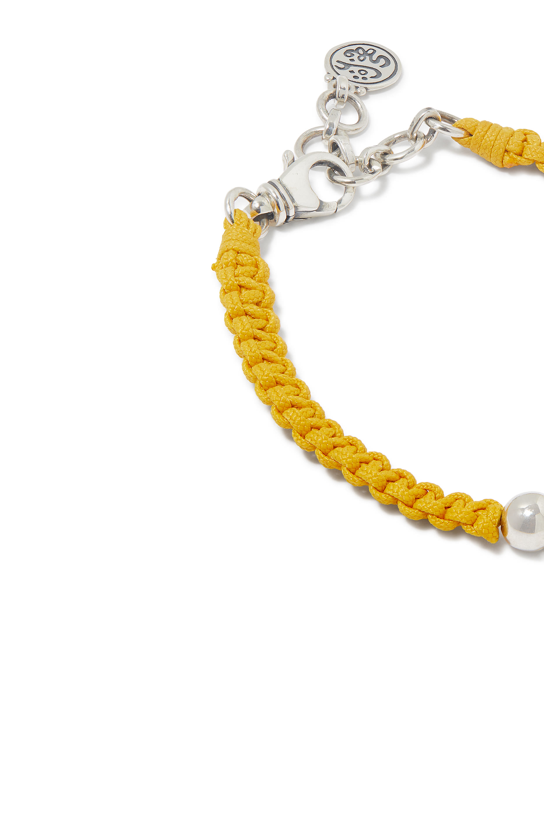 سوار نيفر أبارت بتصميم مضفر، قماش، فضة الإسترلينية، وذهب اصفر عيار 18