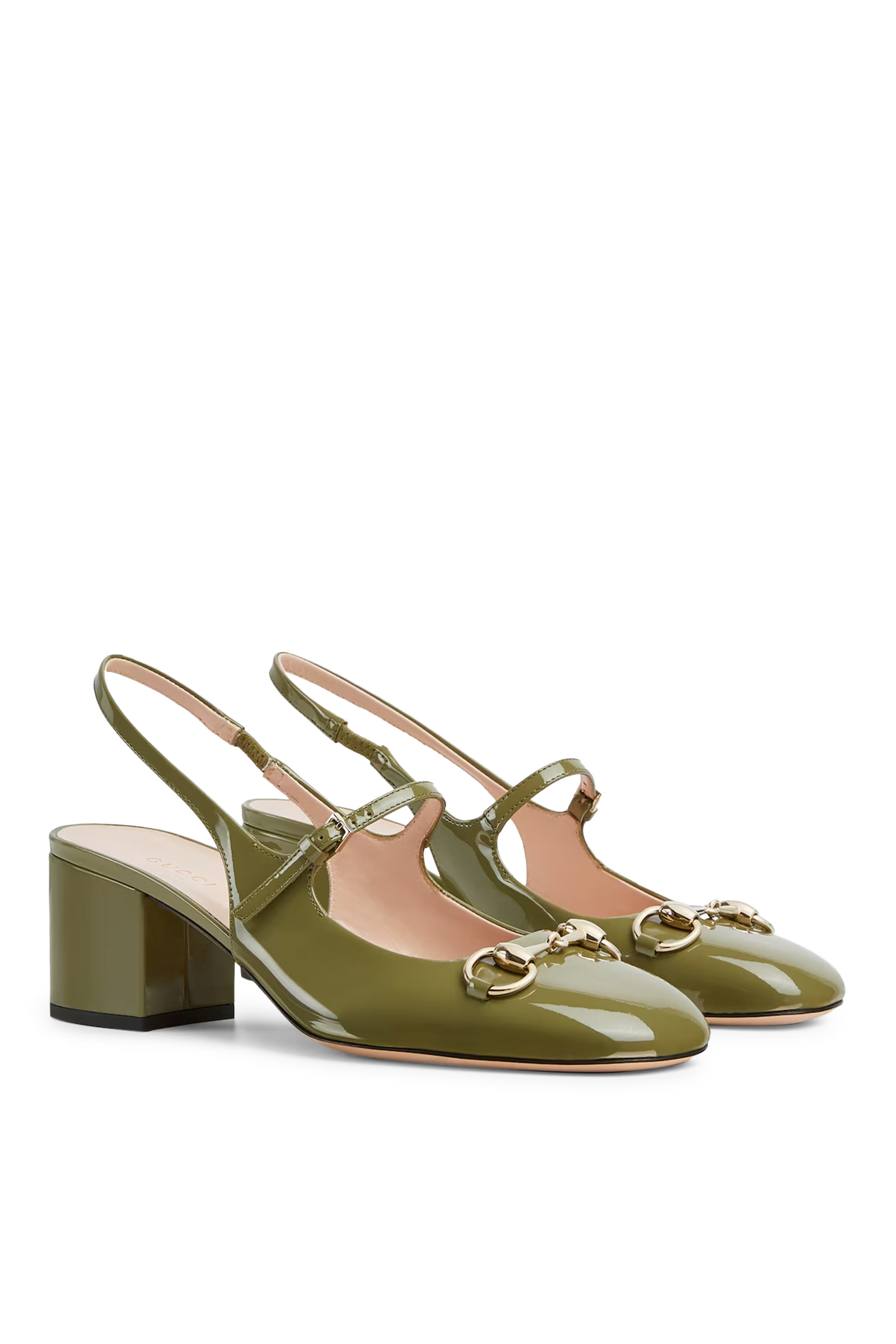 حذاء كلاسيكي 55 بحلية شعار الماركة