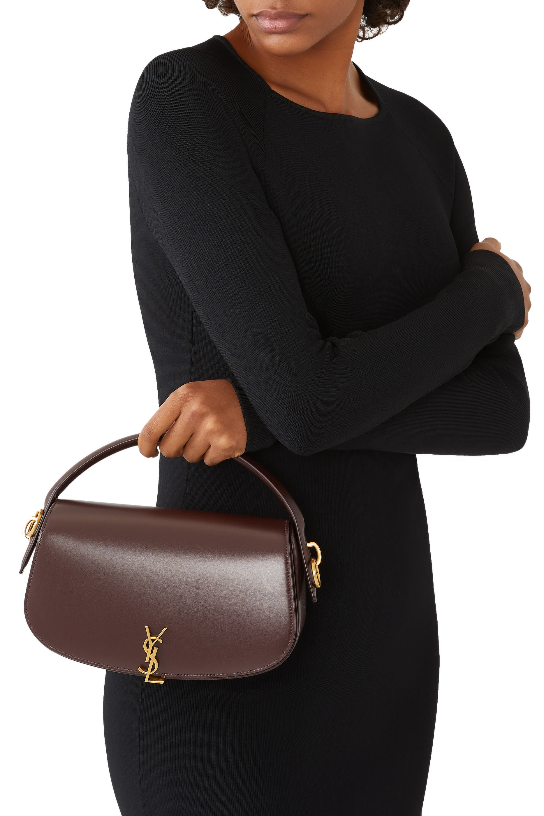 حقيبة فولتير صغيرة جلد مطاطي