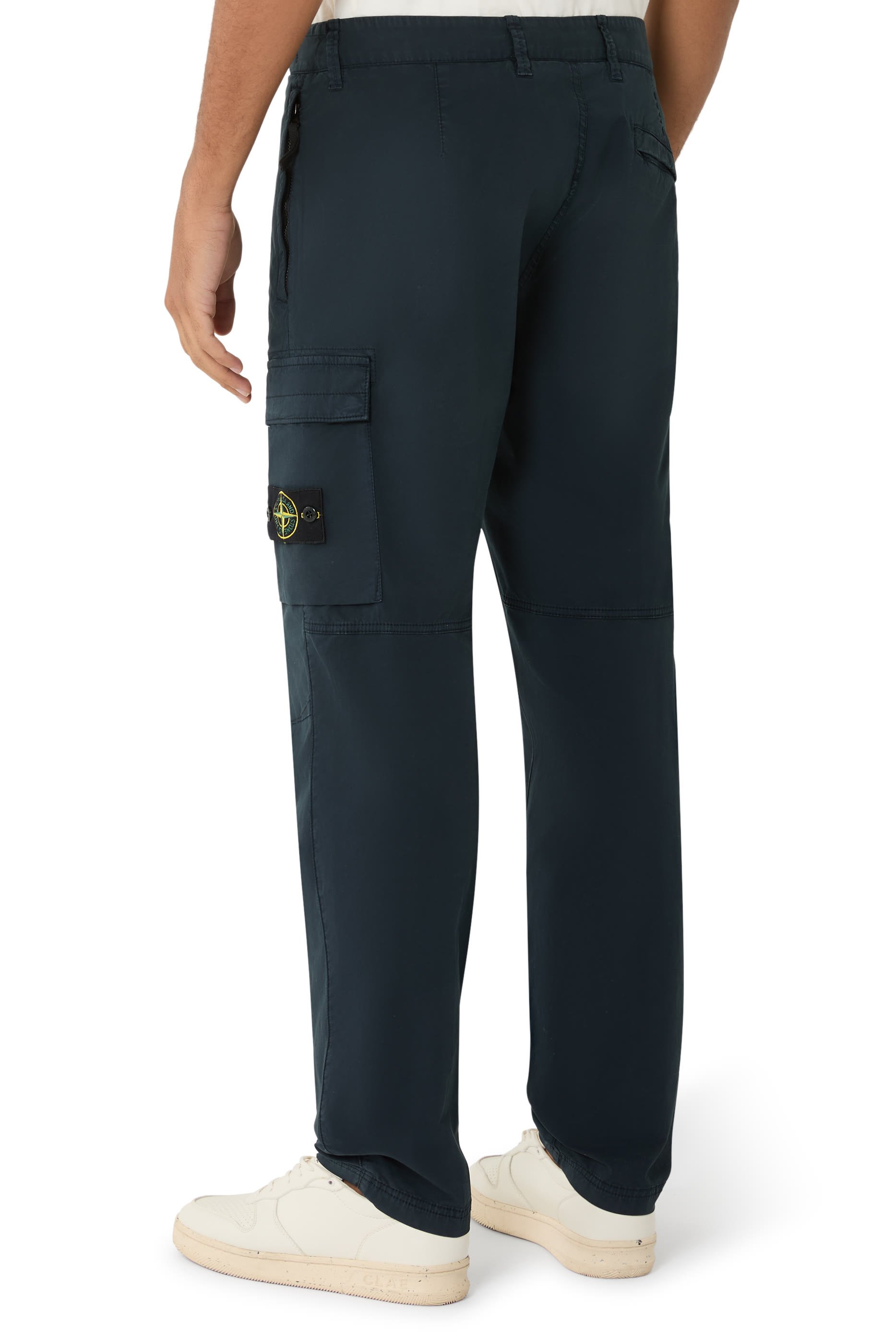 بنطال كارجو قطن تويل سوبيما مطاطي