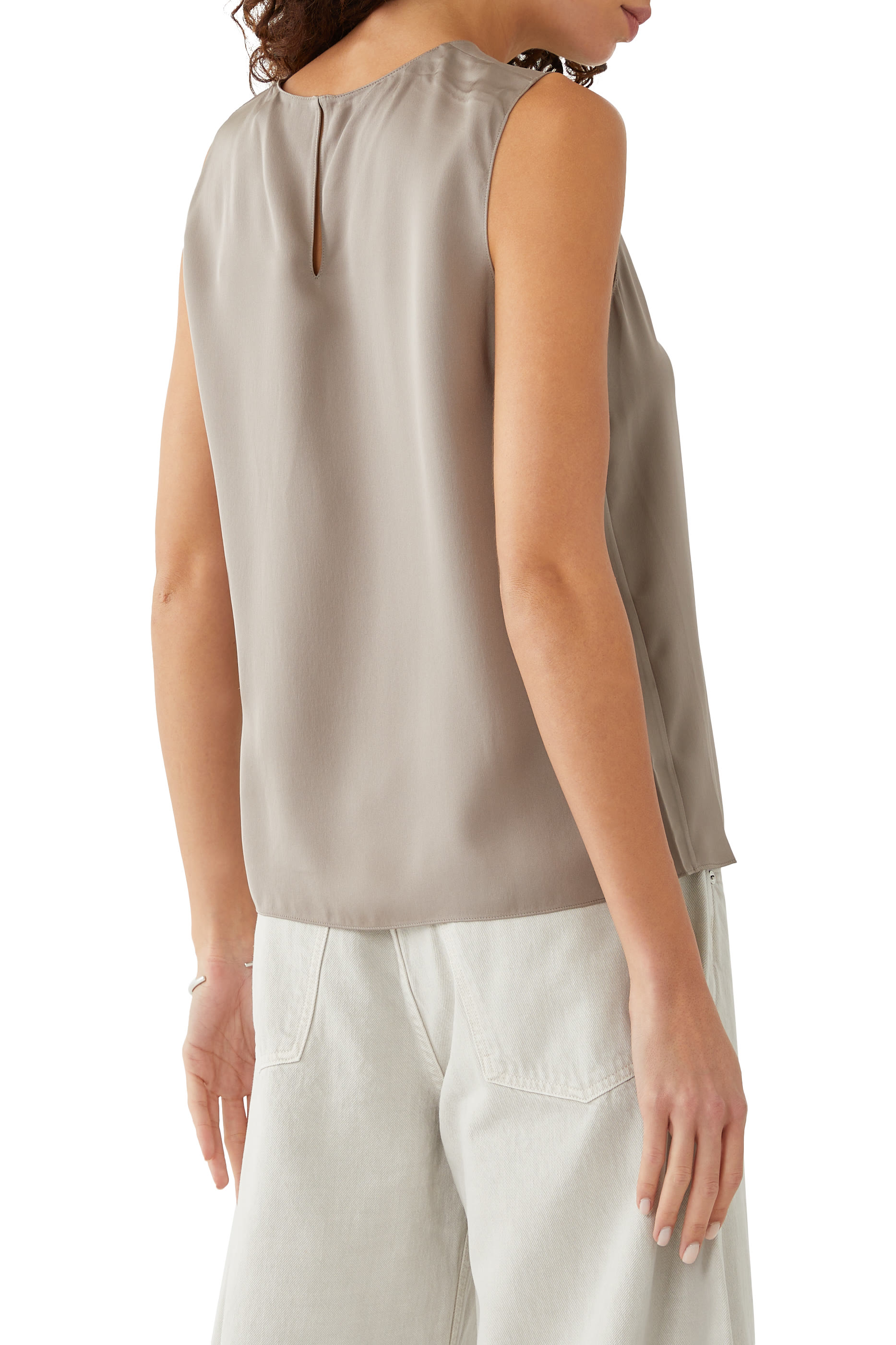 بلوزة شيل حرير جورجيت