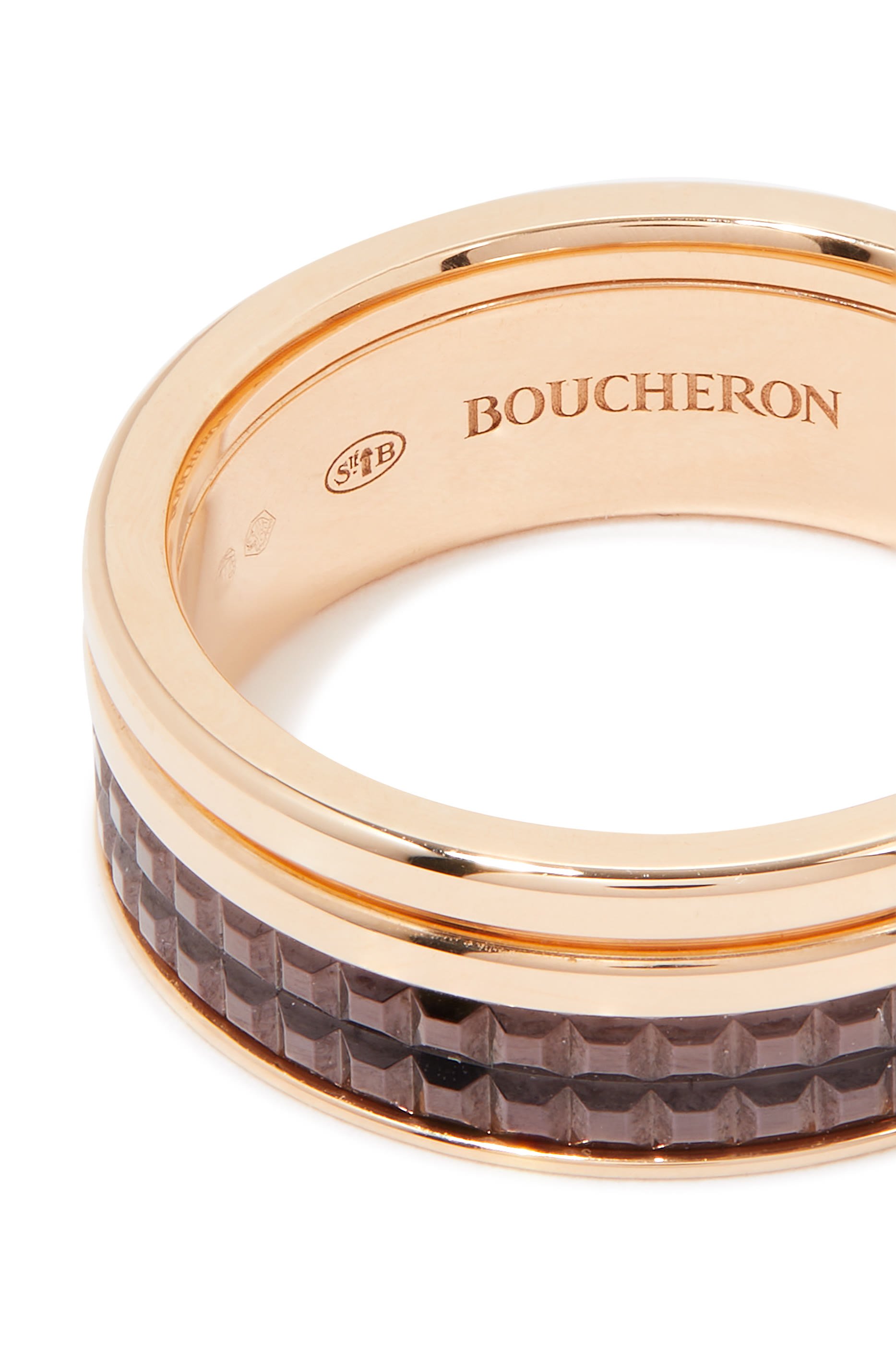 خاتم زفاف كاتر كلاسيك ذهب مختلط عيار 18