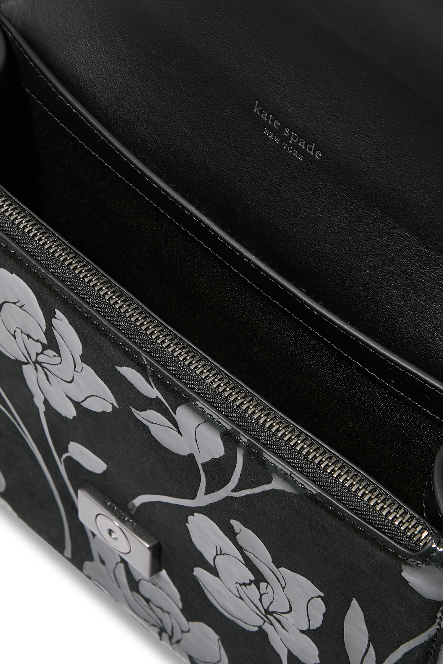 حقيبة كتف بنقشة زهور