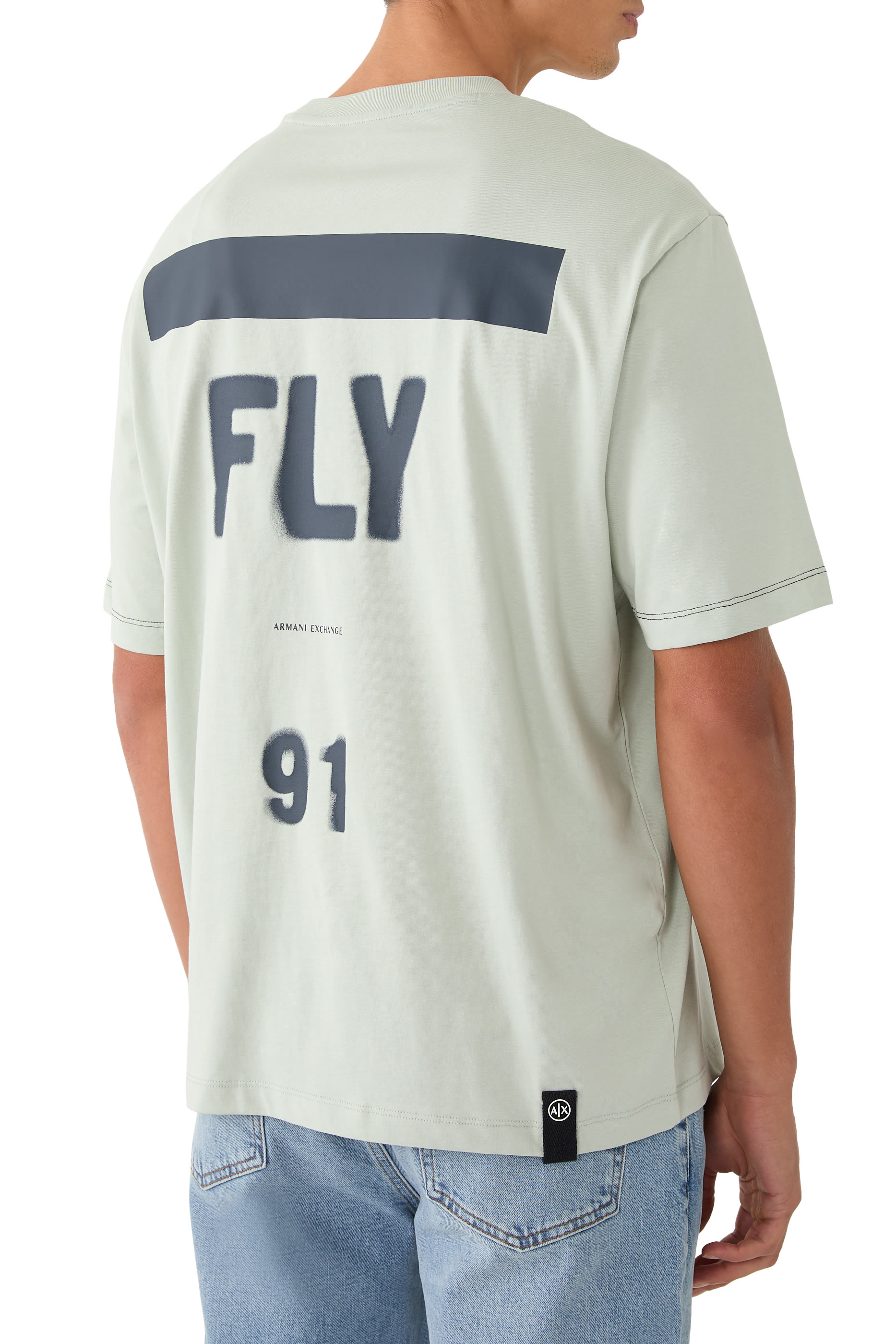 تيشيرت مارينا 91 بشعار الماركة في الخلف