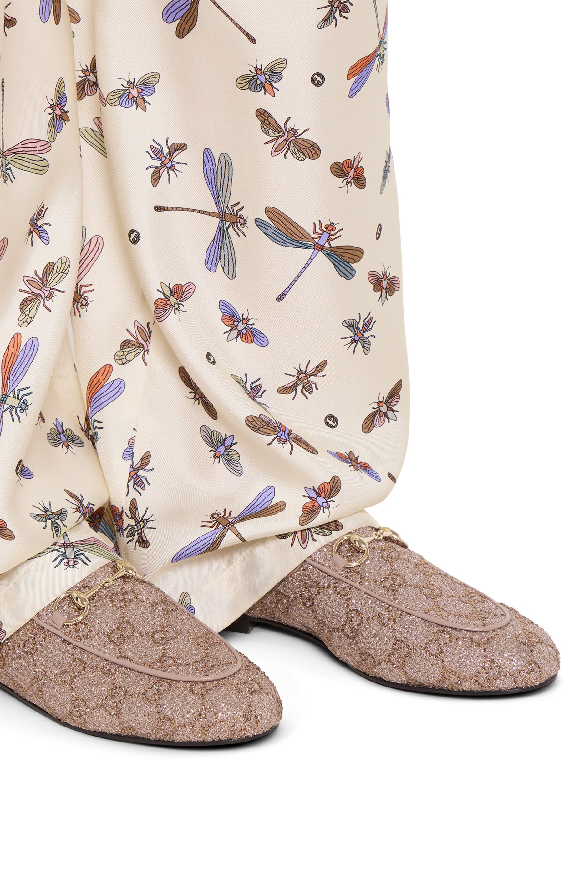 حذاء خفيف برينستاون بحلية لجام حصان وكريستال