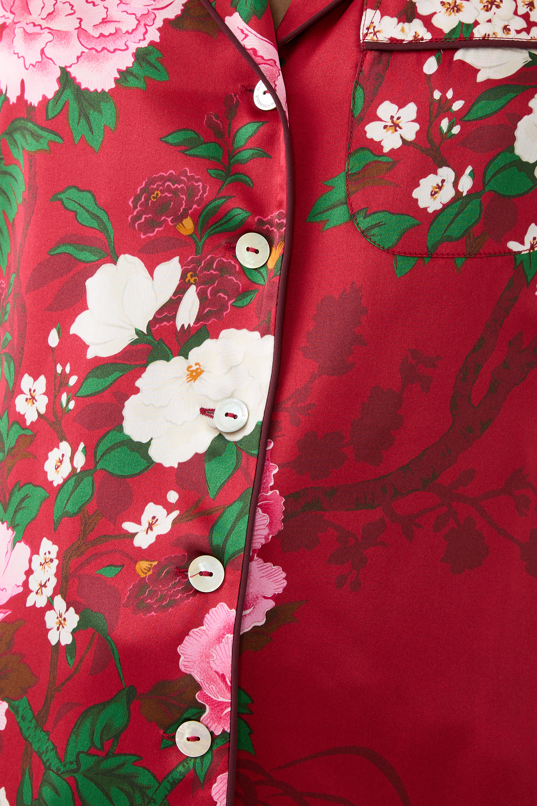 طقم بيجاما ليلا تارديو بنقشة زهور