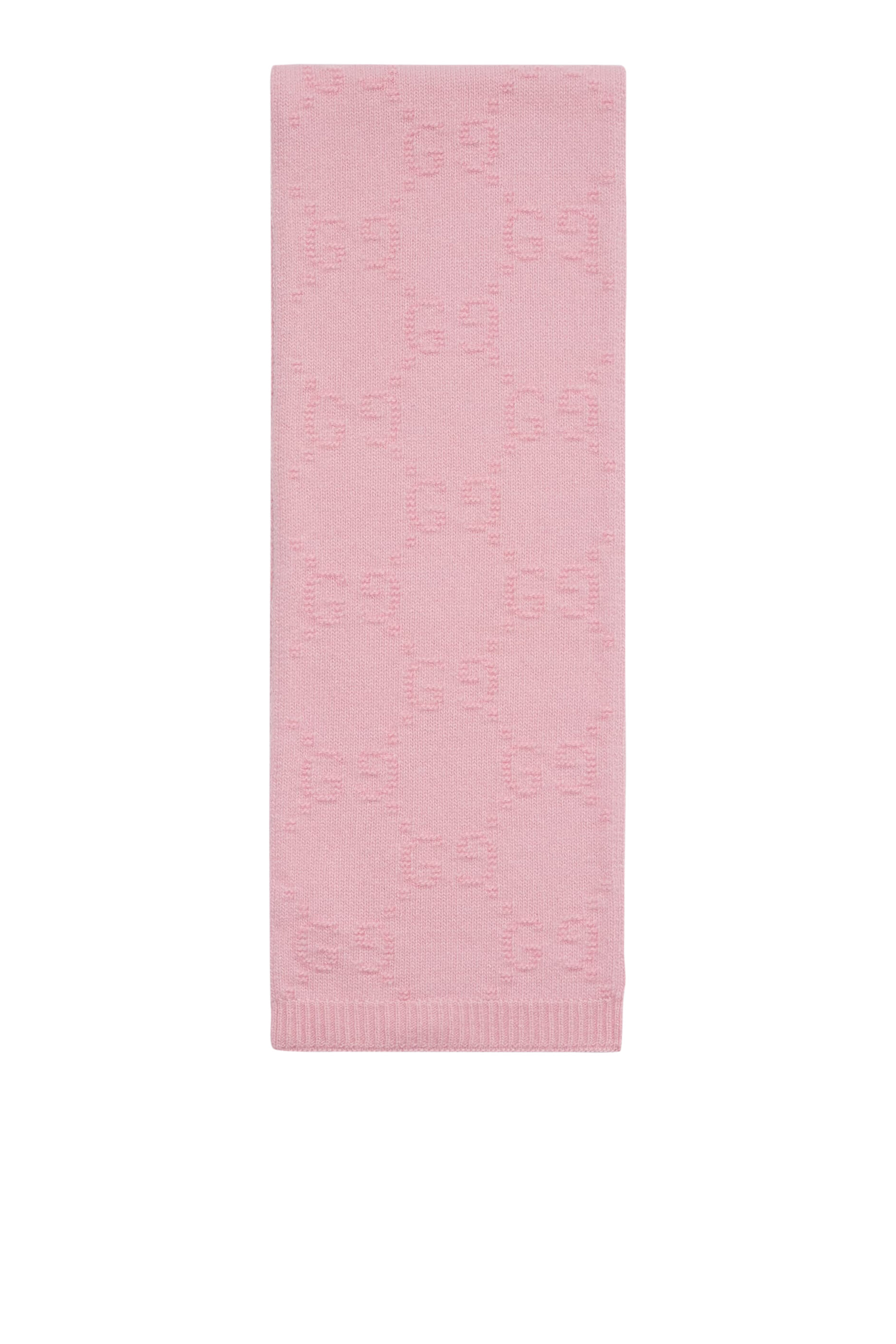 وشاح صوف للأطفال بنقشة حرفي شعار الماركة