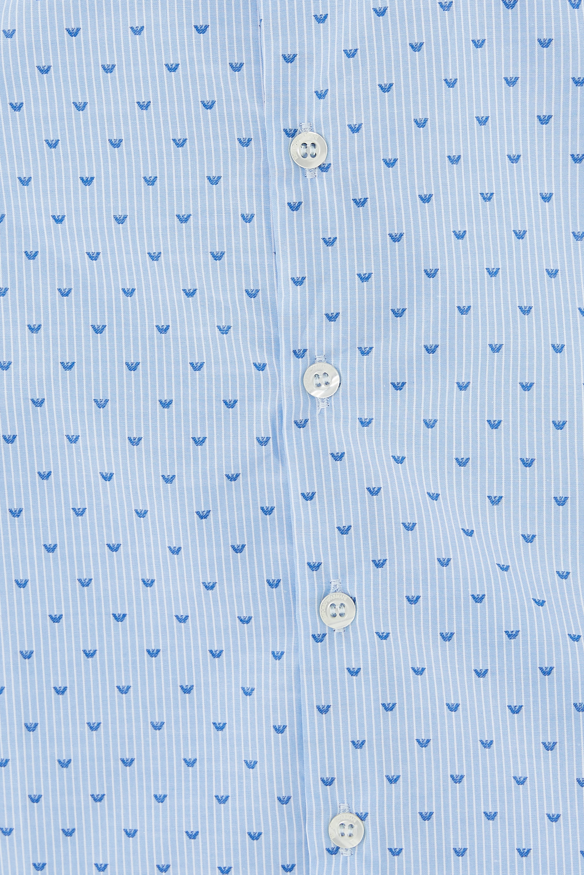 قميص للأطفال بنقشة شعار الماركة بحجم صغير