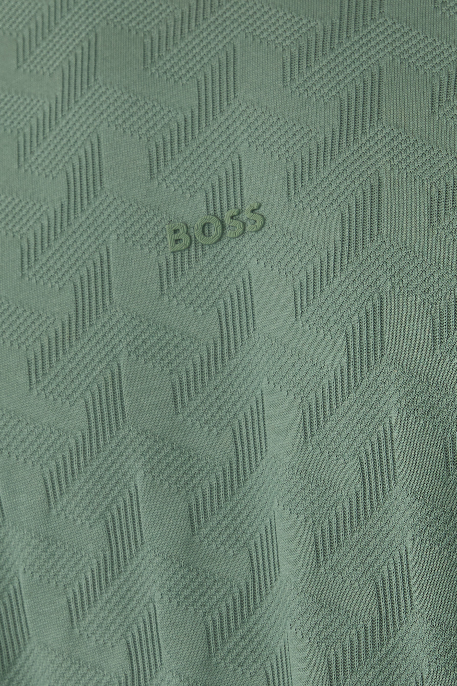 تيشيرت قطن بنقشة جاكار