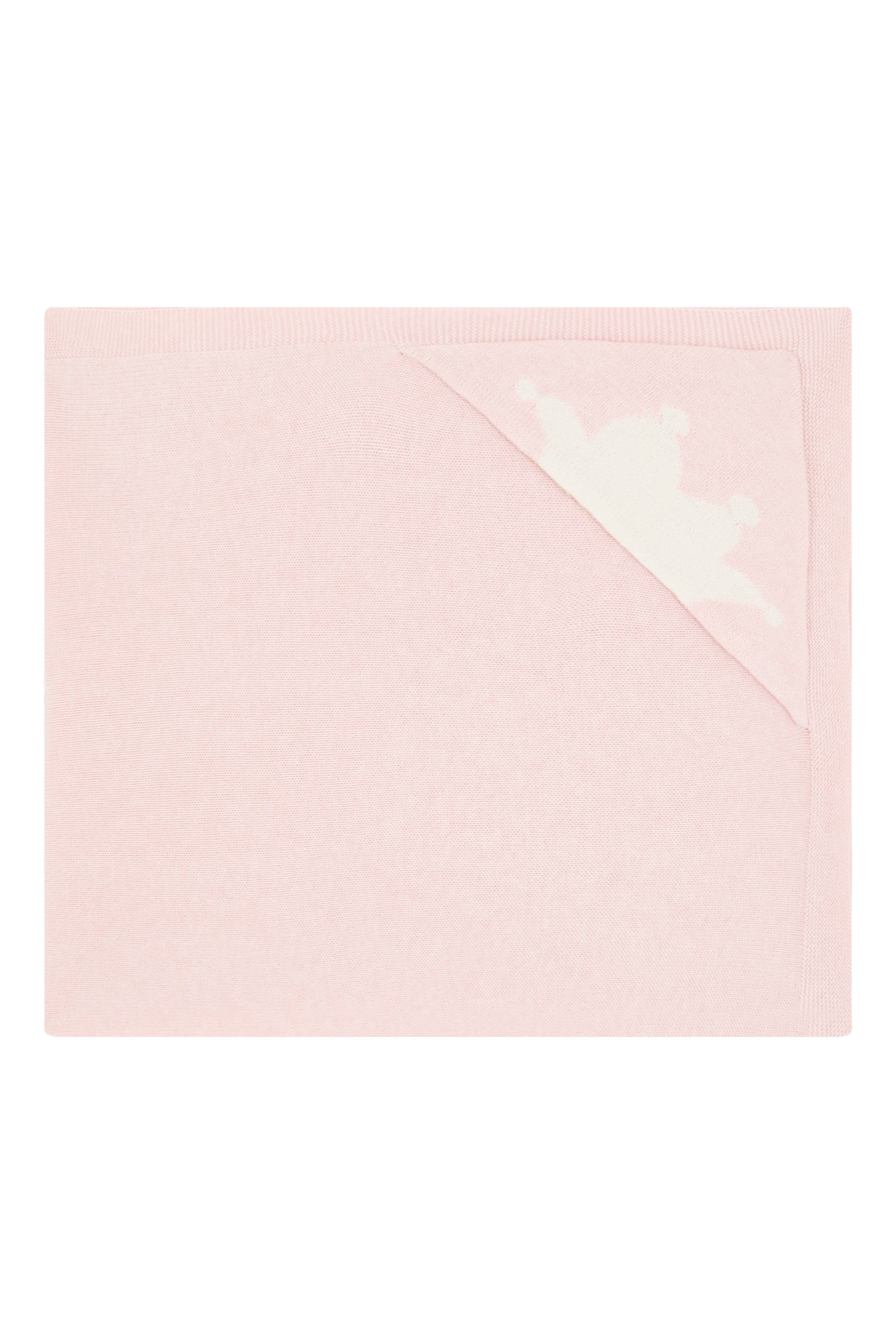 بطانية منسوجة بنقشة تاج للأطفال