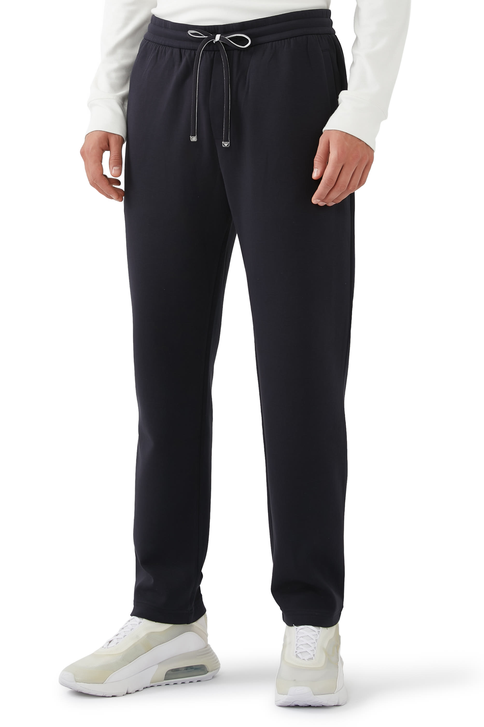 بنطال رياضي بشعار الماركة بحجم صغير جيرسيه مزدوج